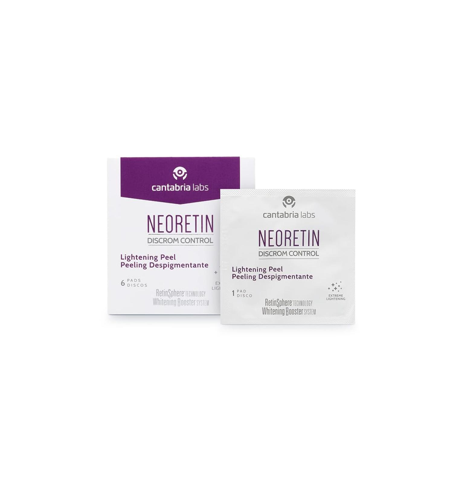 IFC Dermatology NeoRetin Lightening Peel Pads - Pack of 6 | Brighten & Smooth Skin | International Shipping Available - Buy Online on SooperMarket.com