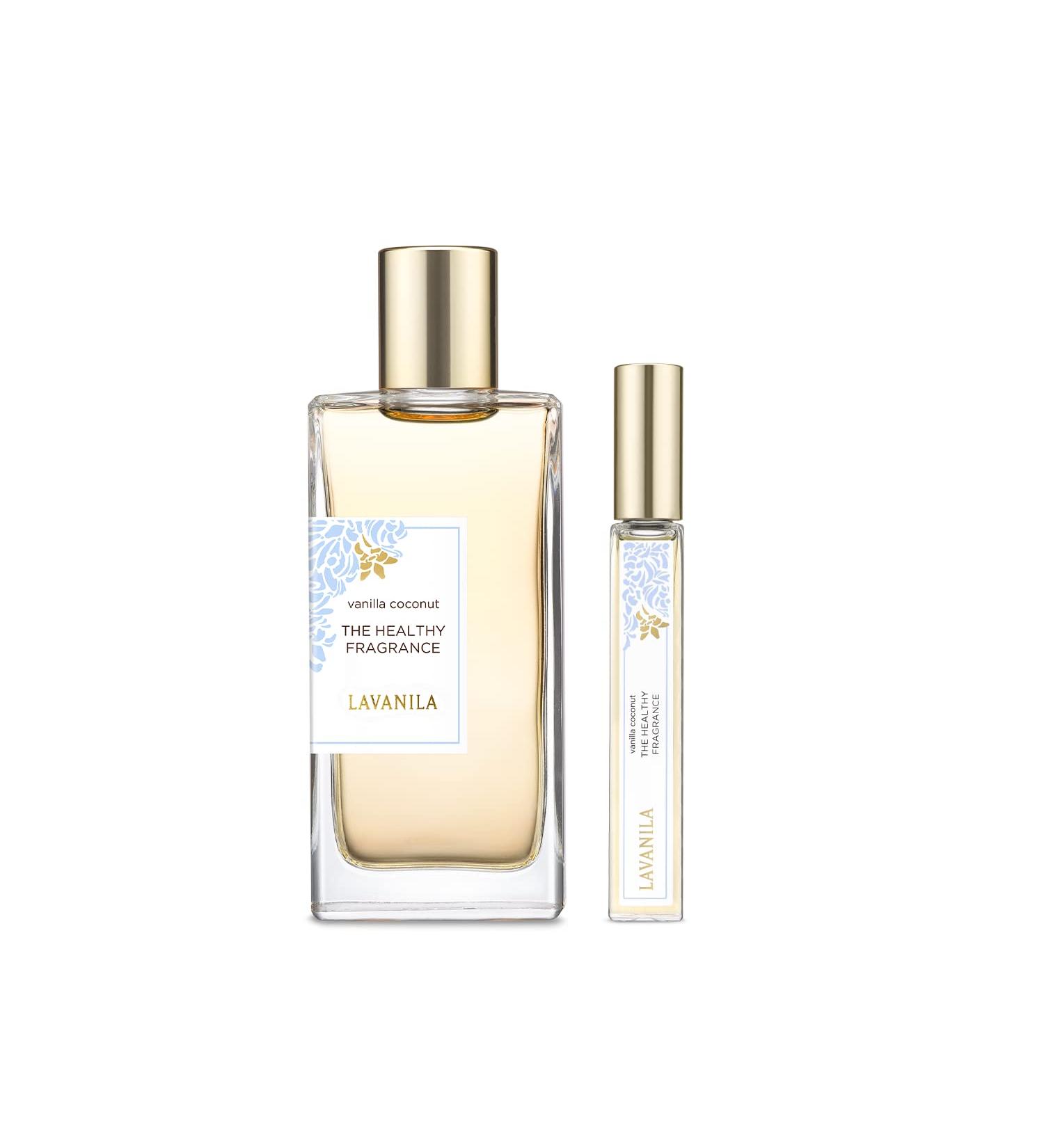 Lavanila - The Healthy Fragrance Clean and Natural Vanilla Coconut Perfume Set (1.7 oz. + 0.34 oz.) - Buy Online on SooperMarket.com