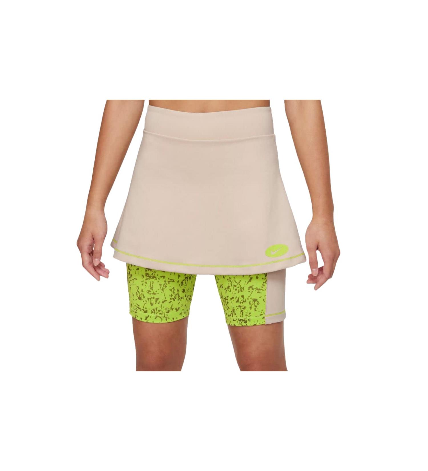Nike Girls' Dri-FIT Icon Clash 2-in-1 Training Skirt - Sand Drift (Size Large) - Buy Online on SooperMarket.com