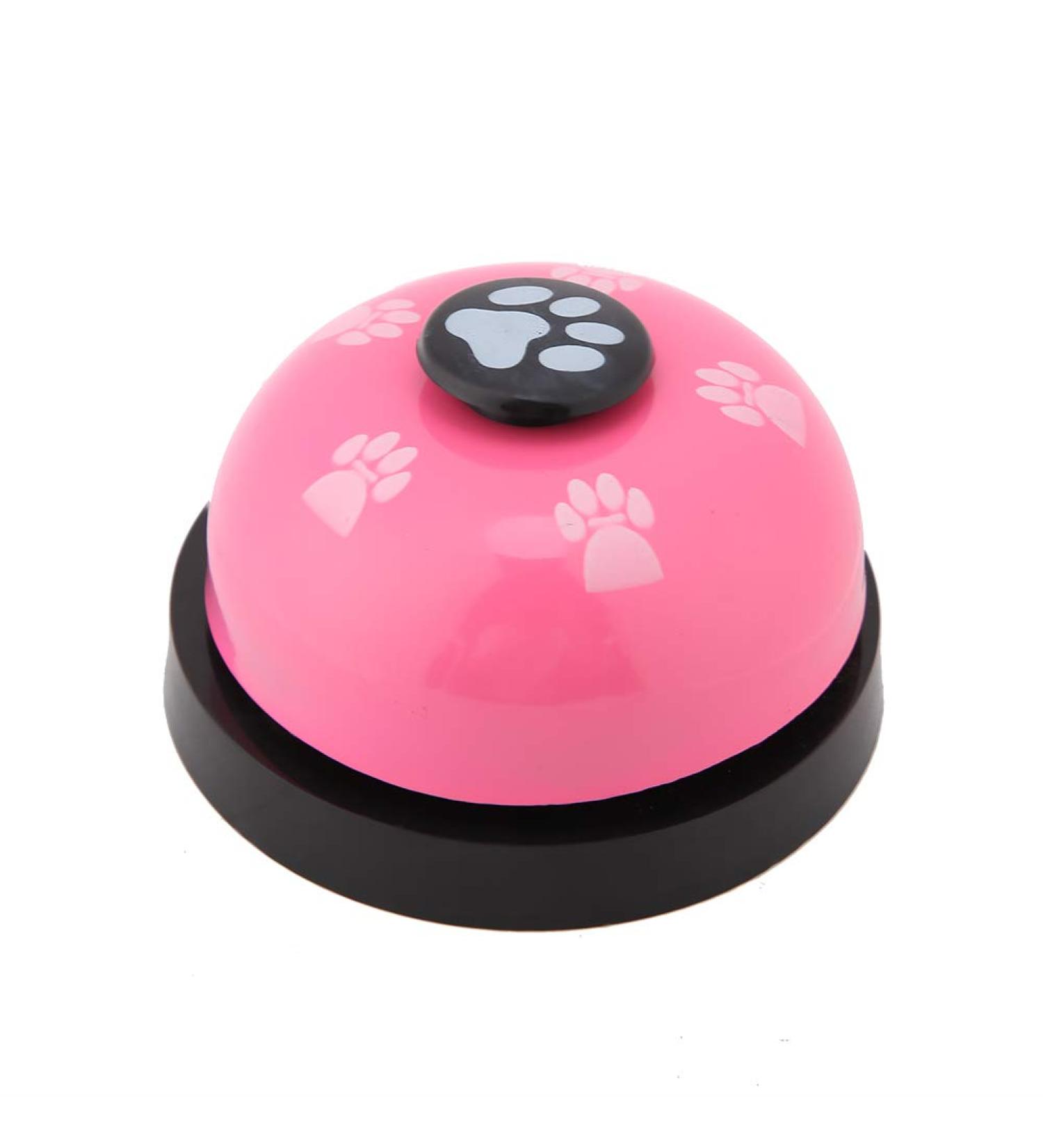 Durable Pink Pet Training Bells - Cute Cartoon Dog & Cat Door Bell for Easy Training - Buy Online on SooperMarket.com