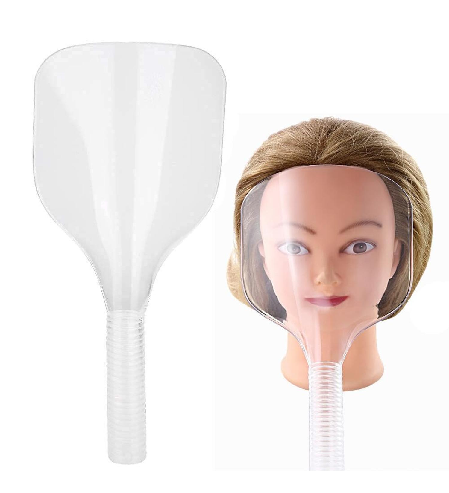 Hair Spray Shield Professional Plastic Hairspray Face Shield Hair Barber Salon Hairdressing Hairspray Mask Shield Face/Eyes Spray Shield Protect Styling Tools (Clear) - Buy Online on SooperMarket.com