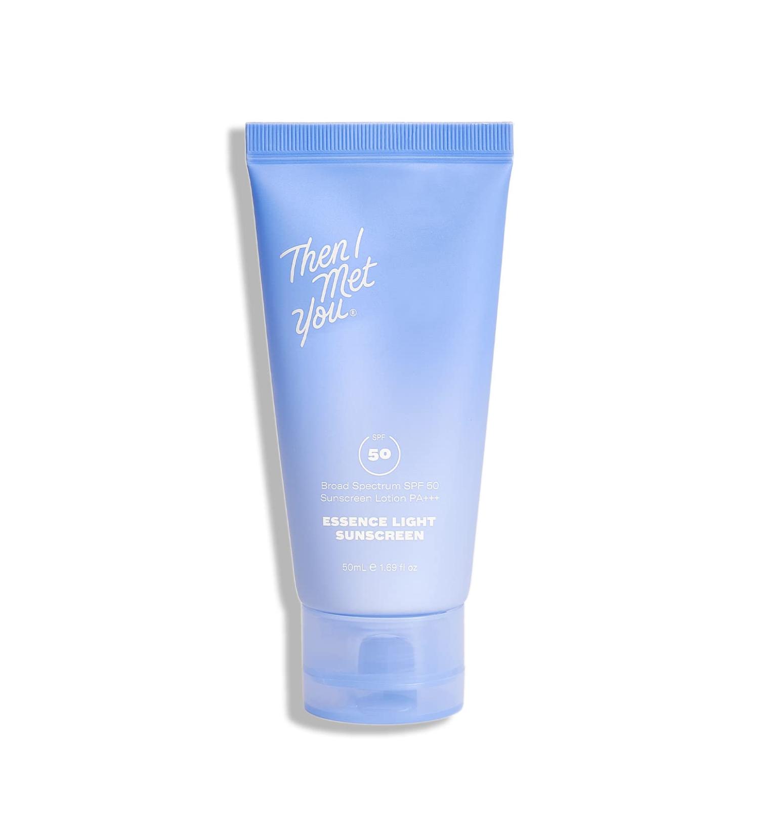 Then I Met You Essence Light Sunscreen SPF 50 PA+++ with Hyaluronic Acid - Vegan & Cruelty-Free - 1.69 fl. oz - Buy Online on SooperMarket.com