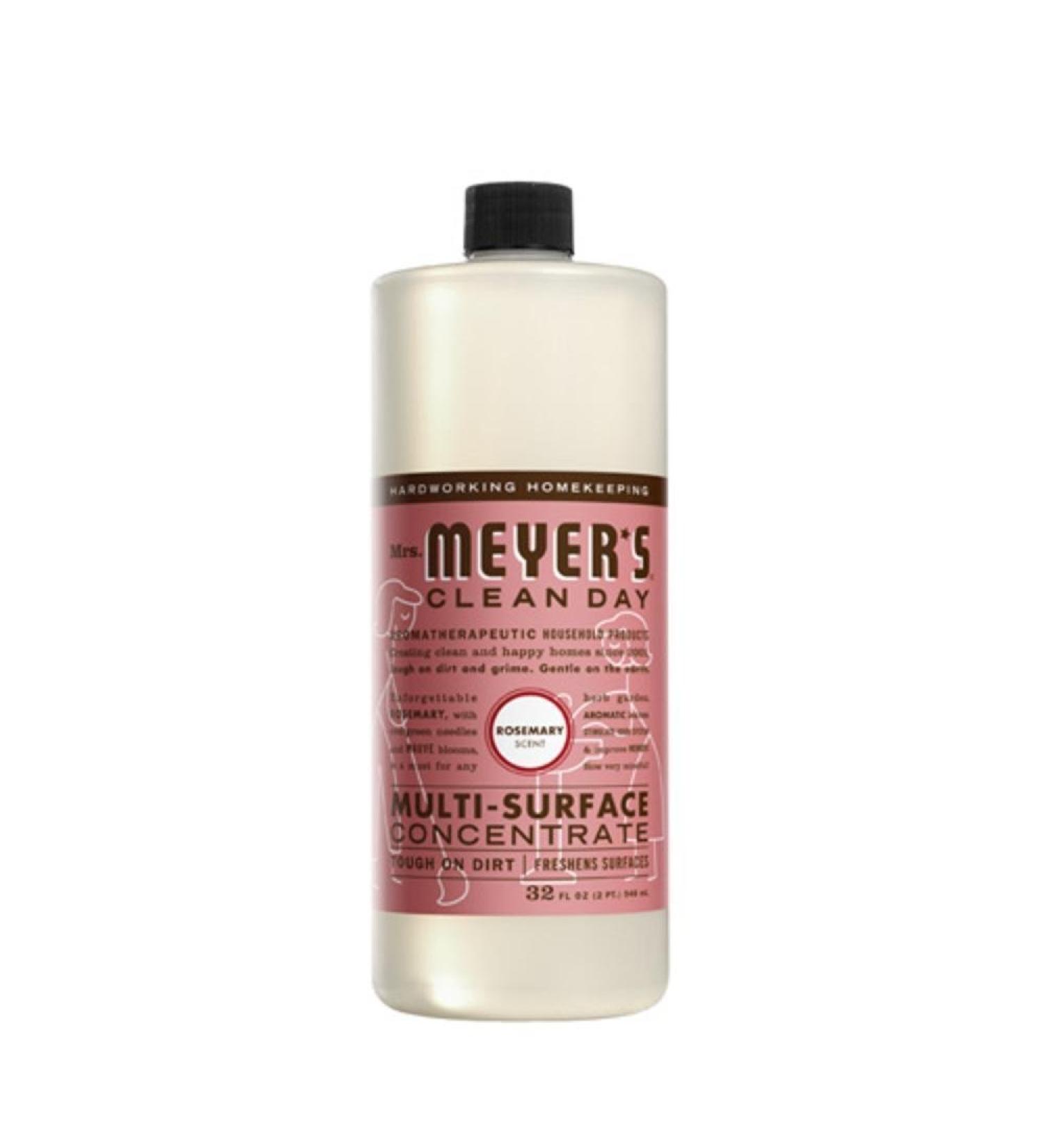 Mrs. Meyer's Multi Surface Concentrate Rosemary 32 Ounce (Pack of 5)