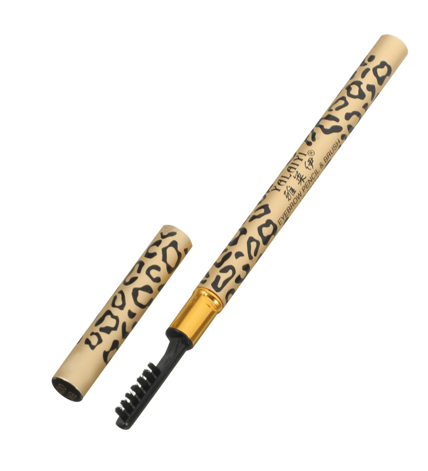 PLAFOPE 4 Pcs Makeup Eyebrow Pencils Eyebrow Pencil with Brush Makeup Eyeliner Grey Brow Pencil Black - Buy Online on SooperMarket.com