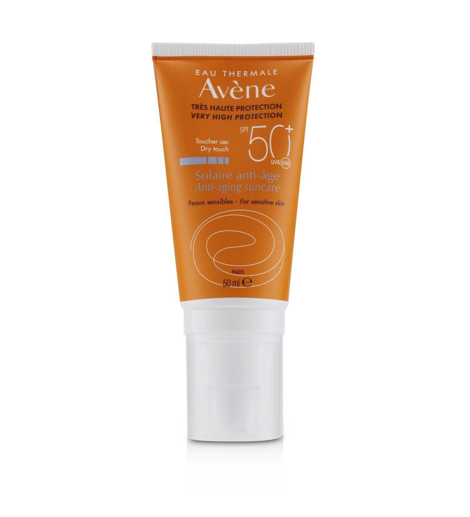 Avene Anti-Aging Suncare SPF 50+ 50ml - Best Sunscreen for Youthful Skin | International Shipping Available - Buy Online on SooperMarket.com