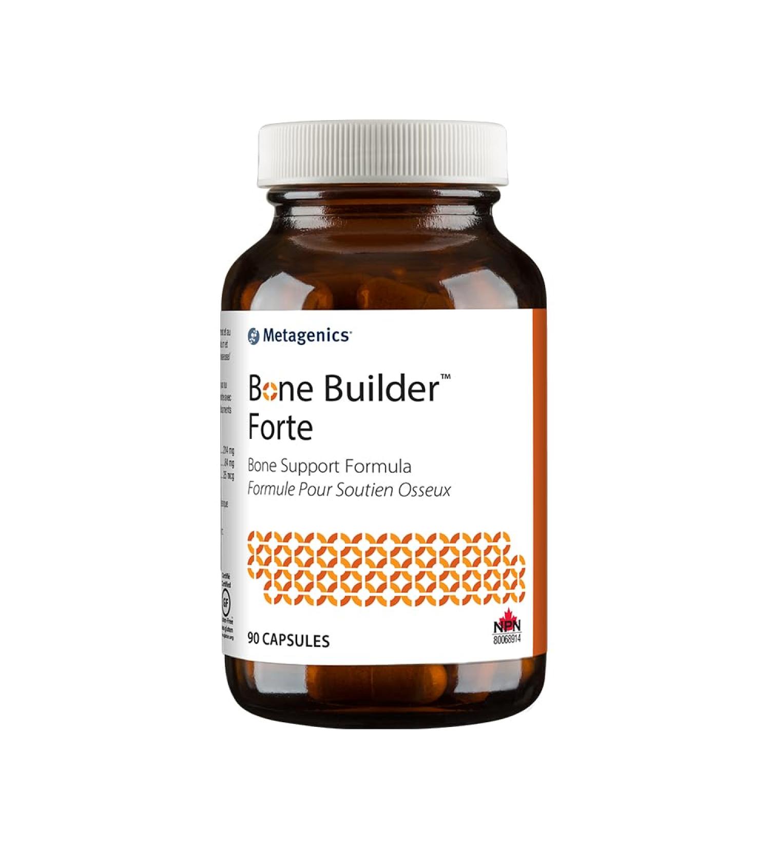 Metagenics - Bone Builder Forte - Bones and Teeth Support with Calcium Phosphorus and Vitamin D - 90 Capsules