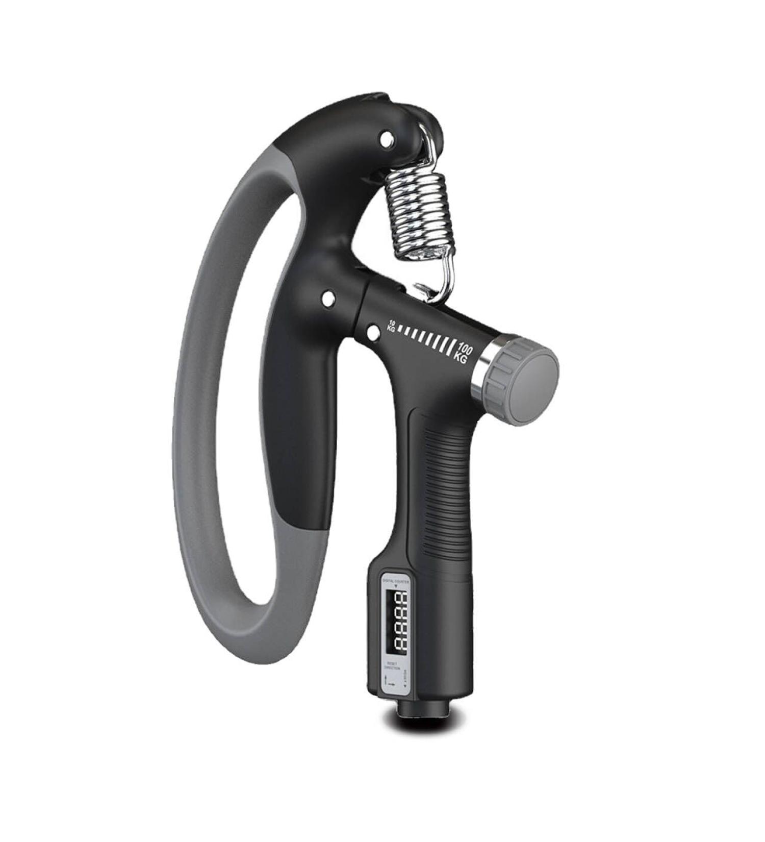 Adjustable Hand Trainer & Finger Trainer 10kg-100kg - Forearm Expander with Counting Function & Non-Slip Handle | Griffpower Fitness Device - Buy Online on SooperMarket.com