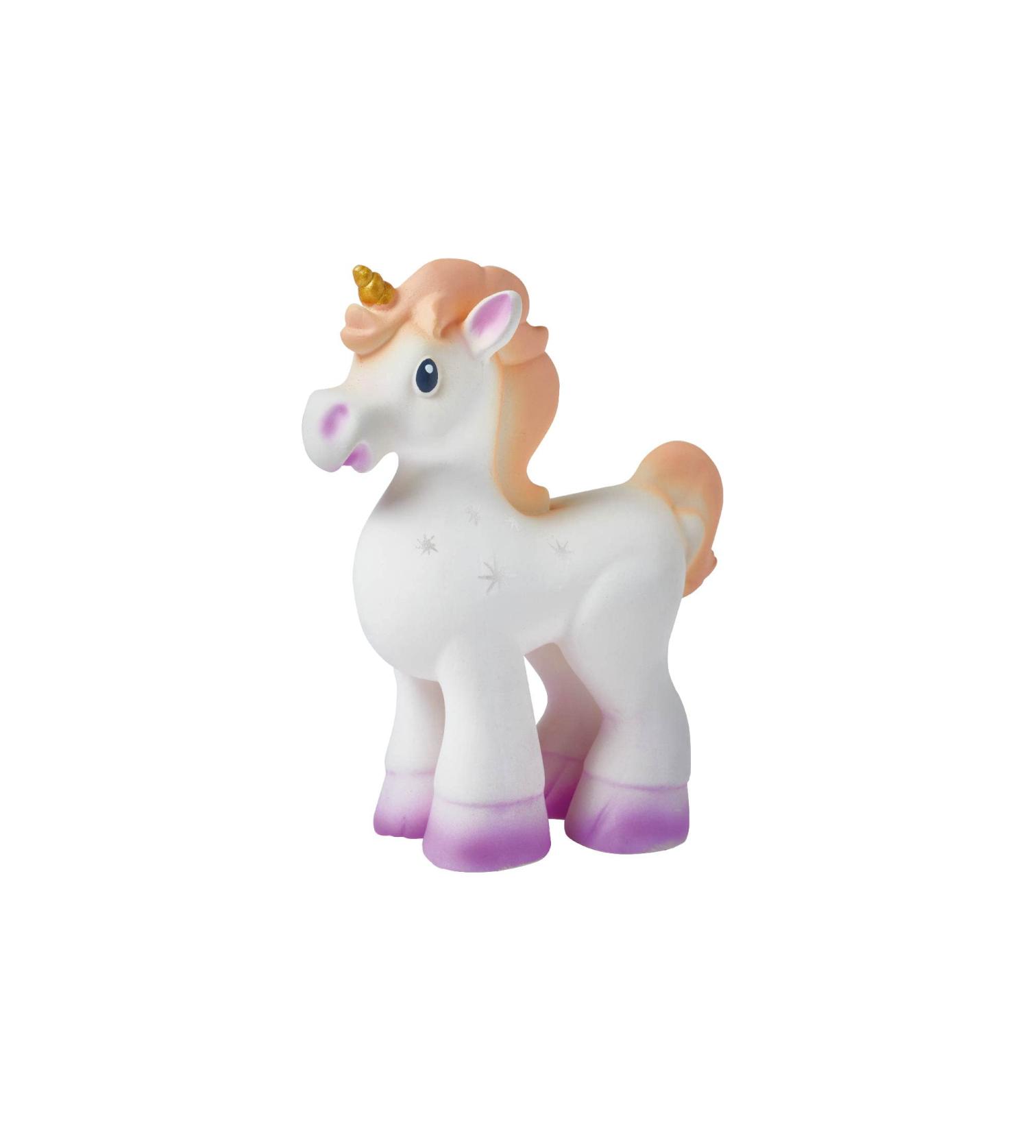 Nuby Unicorn Rubber Teether - 0 Months+ Baby Teething Toy | Soft & Safe White Teether for Infants - Buy Online on SooperMarket.com