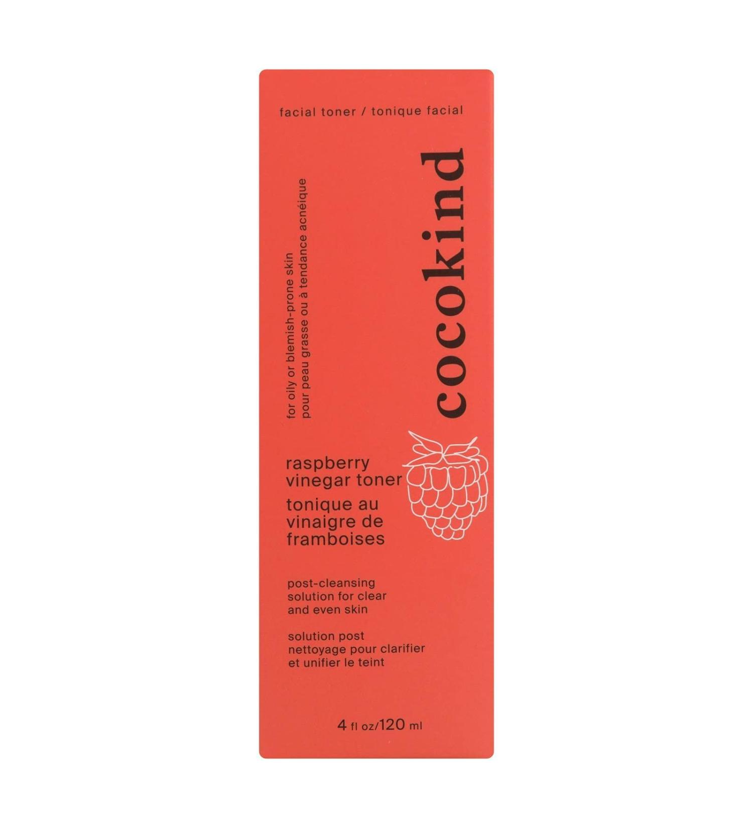 Cocokind, Facial Toner Raspberry Vinegar Organic, 4 Fl Oz, Red (SG_B07BJBGJ2V_US)