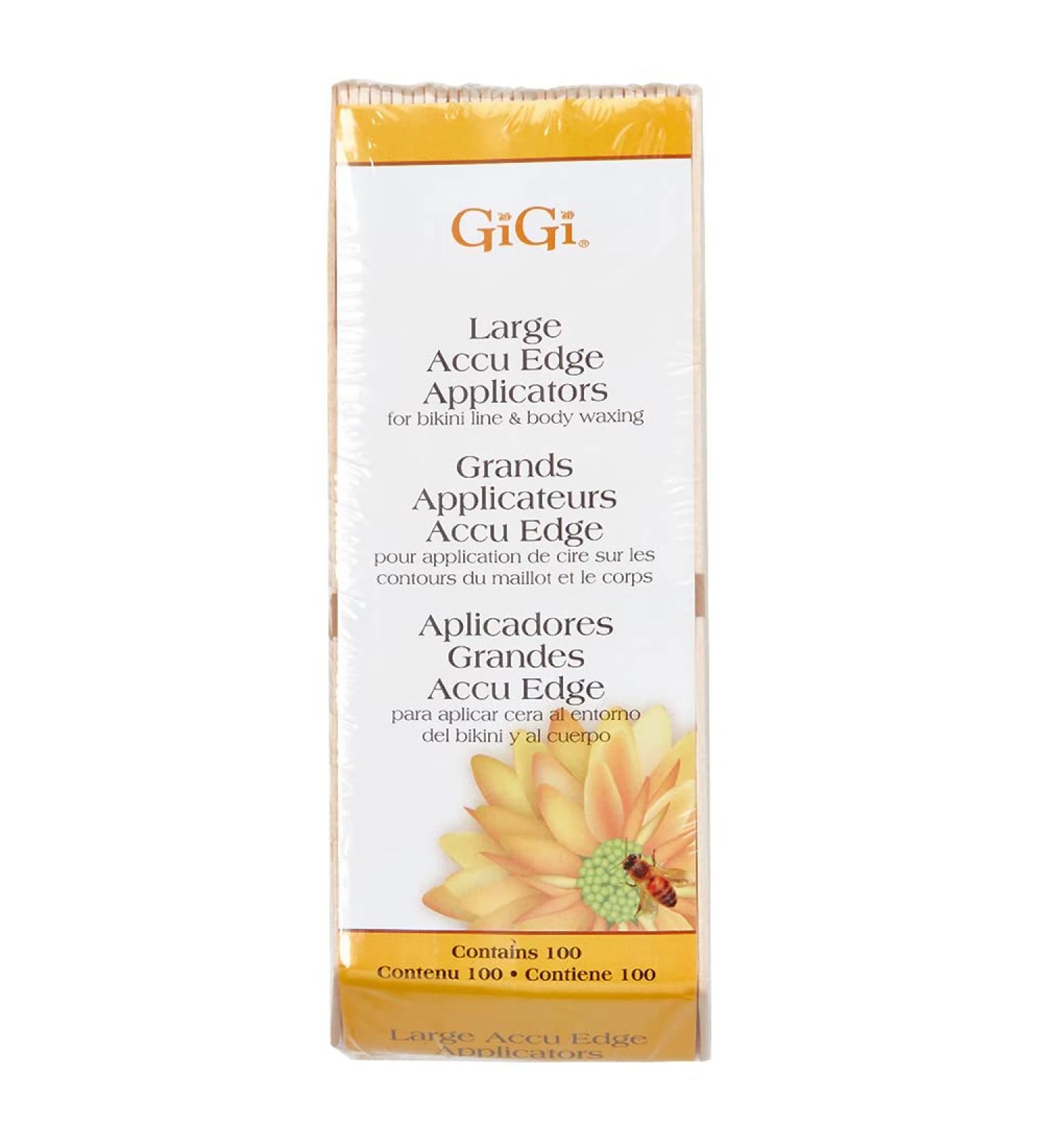 Gigi Accu Edge Wax Spatulas - 100 Count Pack - Large Applicator - Buy Online on SooperMarket.com
