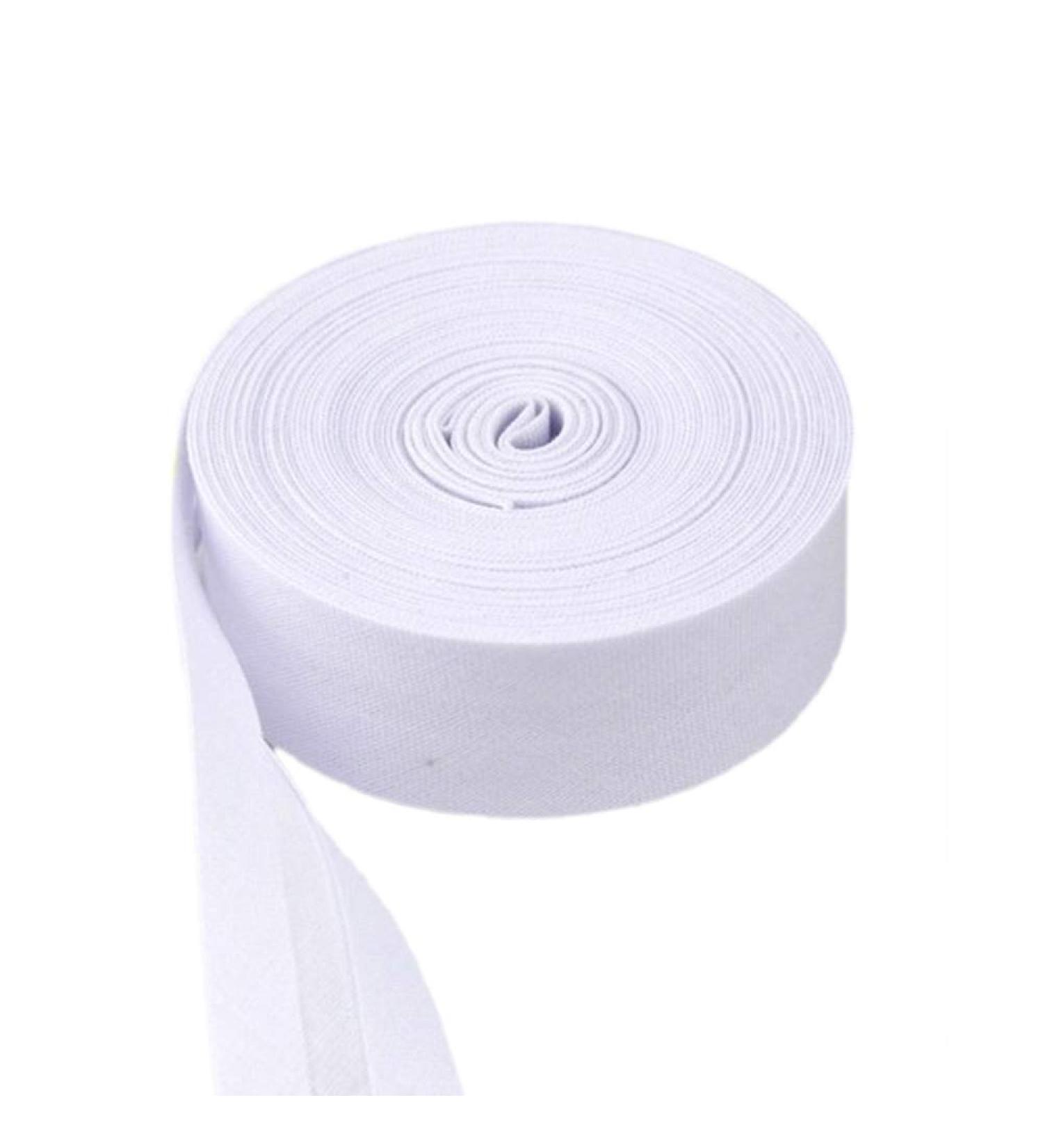 Mangocore Cotton Bias Binding Tape 25mm 30yds - DIY Garment Accessories Wholesale (White) - Buy Online on SooperMarket.com