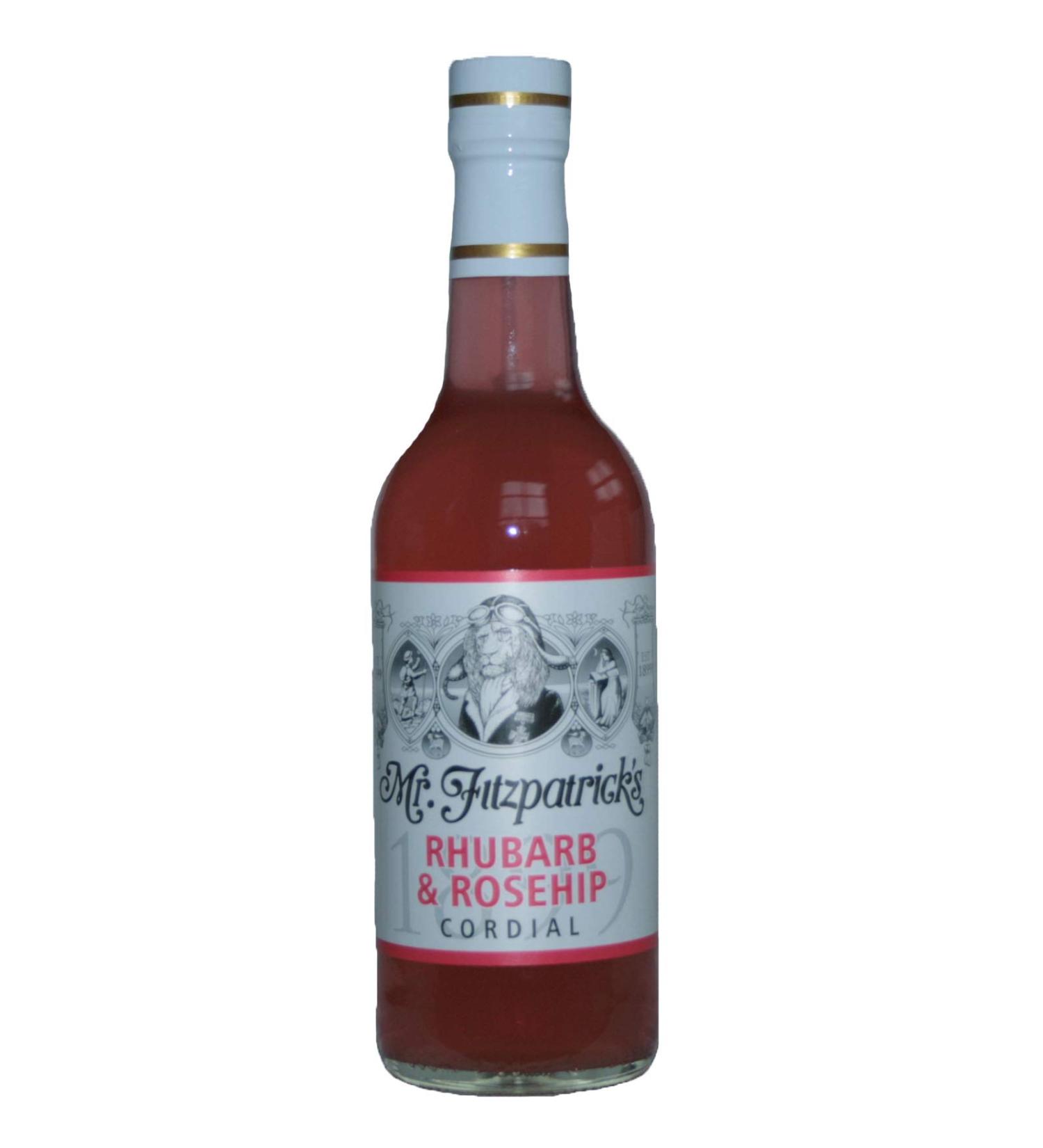 Mr Fitzpatricks Rhubarb Rosehip Cordial 500 ml
