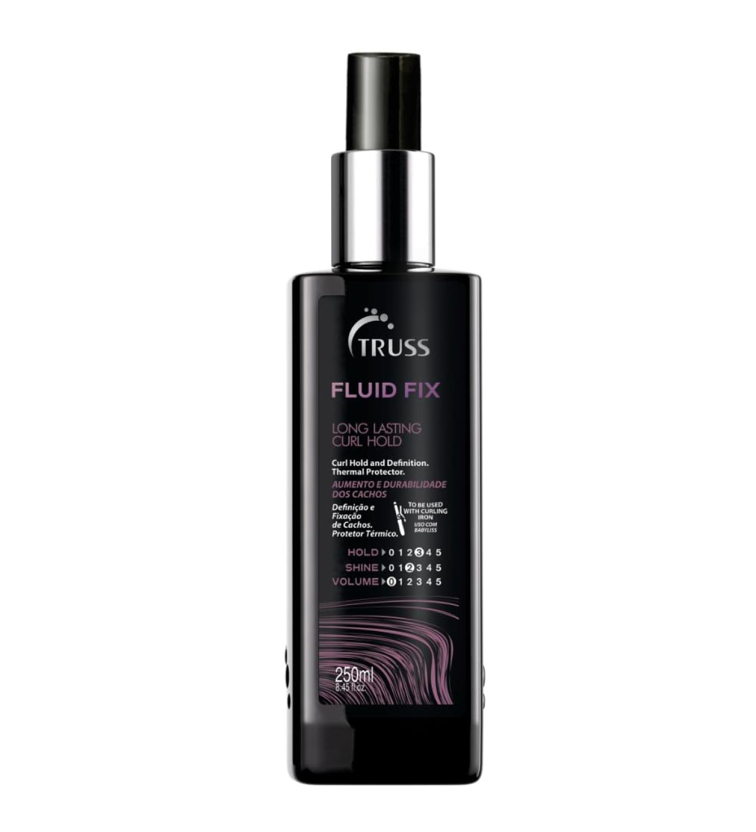 TRUSS Fluid Fix Curl Defining Spray - Long-lasting Hold & Heat Protectant for Defined Volume & Curls - Buy Online on SooperMarket.com