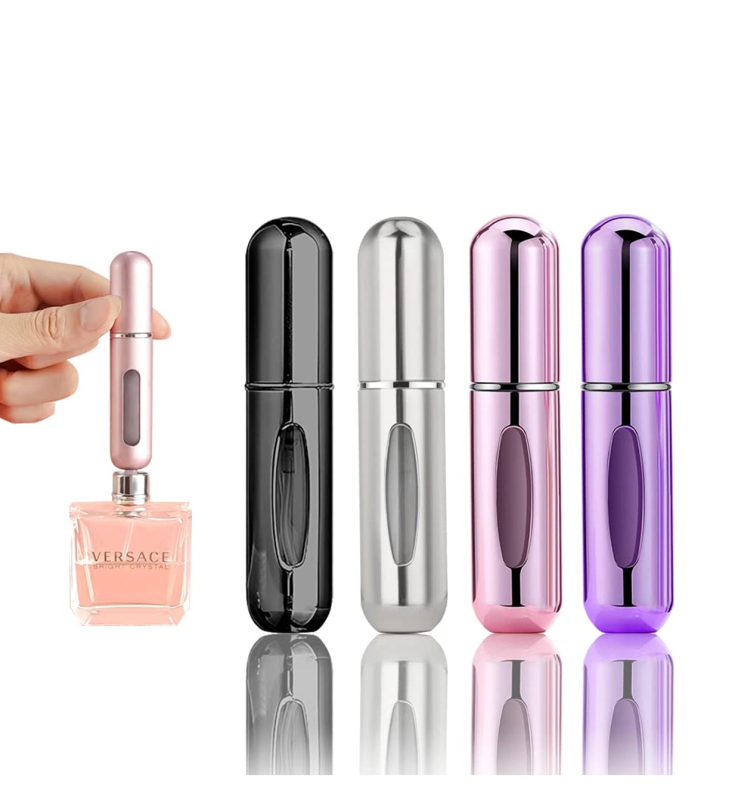 AFEIGE 4 PCS 5ML Perfume Atomisers Refillable Travel Perfume Atomiser Refillable Perfume Travel Bottle for Perfume Aftershave Travel Holiday and Night Out - Buy Online on SooperMarket.com