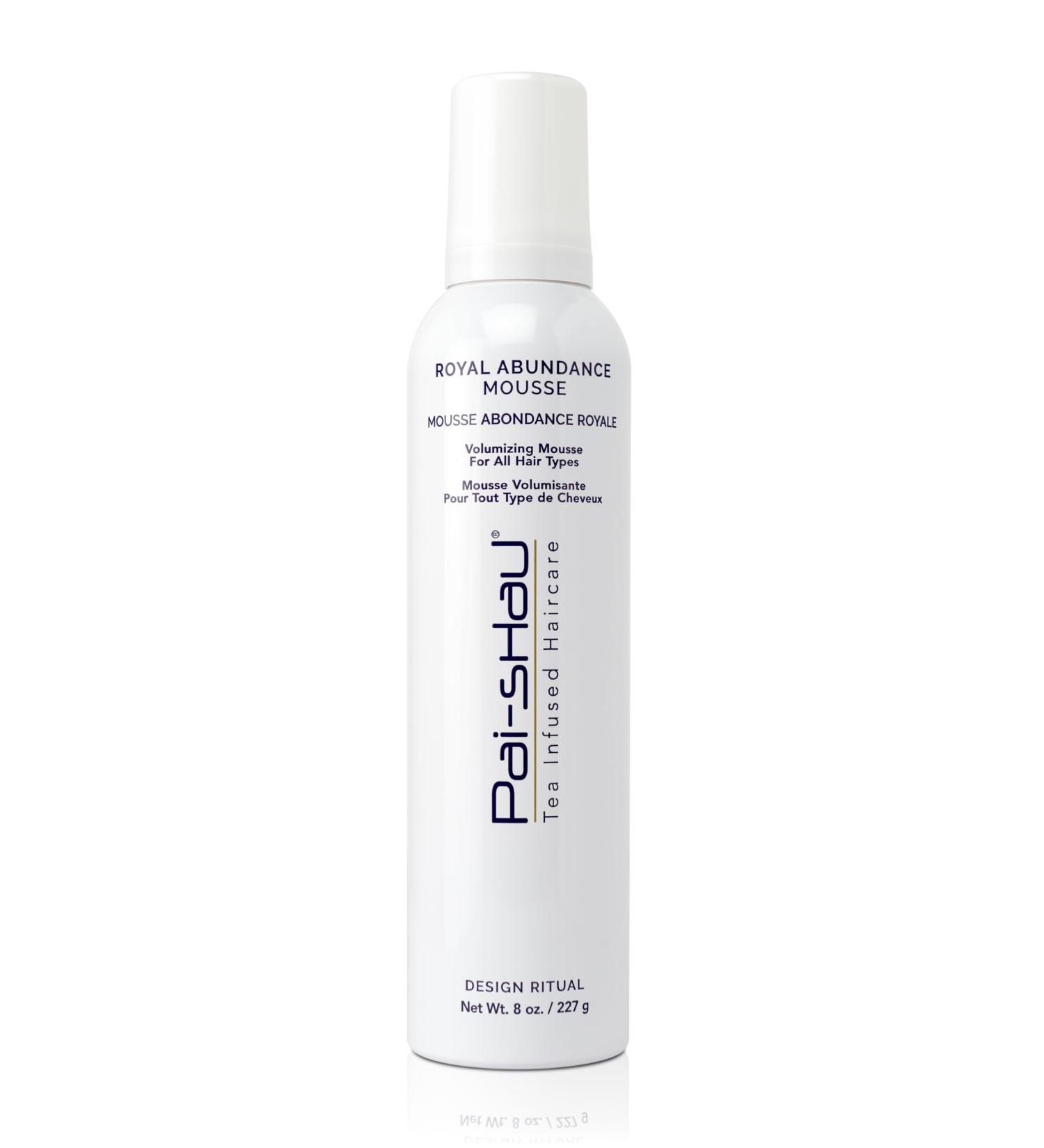 Pai-Shau Royal Abundance Mousse - Volumizing Hair Mousse for All Hair Types | Nourishing Long-Lasting Hold & Shine - 8 fl. oz - Buy Online on SooperMarket.com