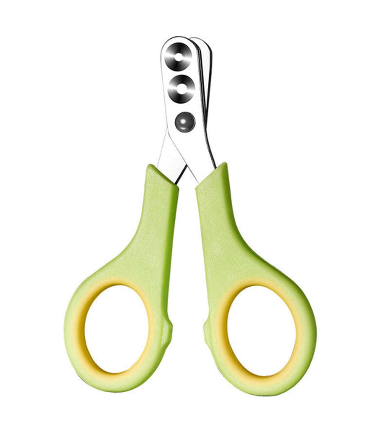 Effortless Pet Nail Clipper for Dogs & Cats - Stainless Steel Claw Scissors with Dual Size Holes - Perfect Pet Nail Care - Buy Online on SooperMarket.com