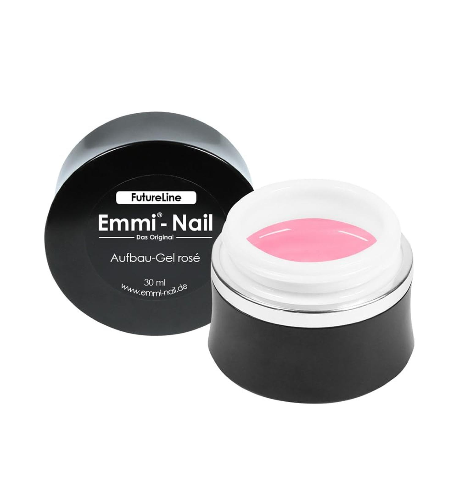 Emmi nail futureline assembly gel for gelail ros i led uv builder gel i for stable nail modeling i middle viscosa flexible & self-smoothing i 30ml 30 ml (1 Pack) assembly gel rose