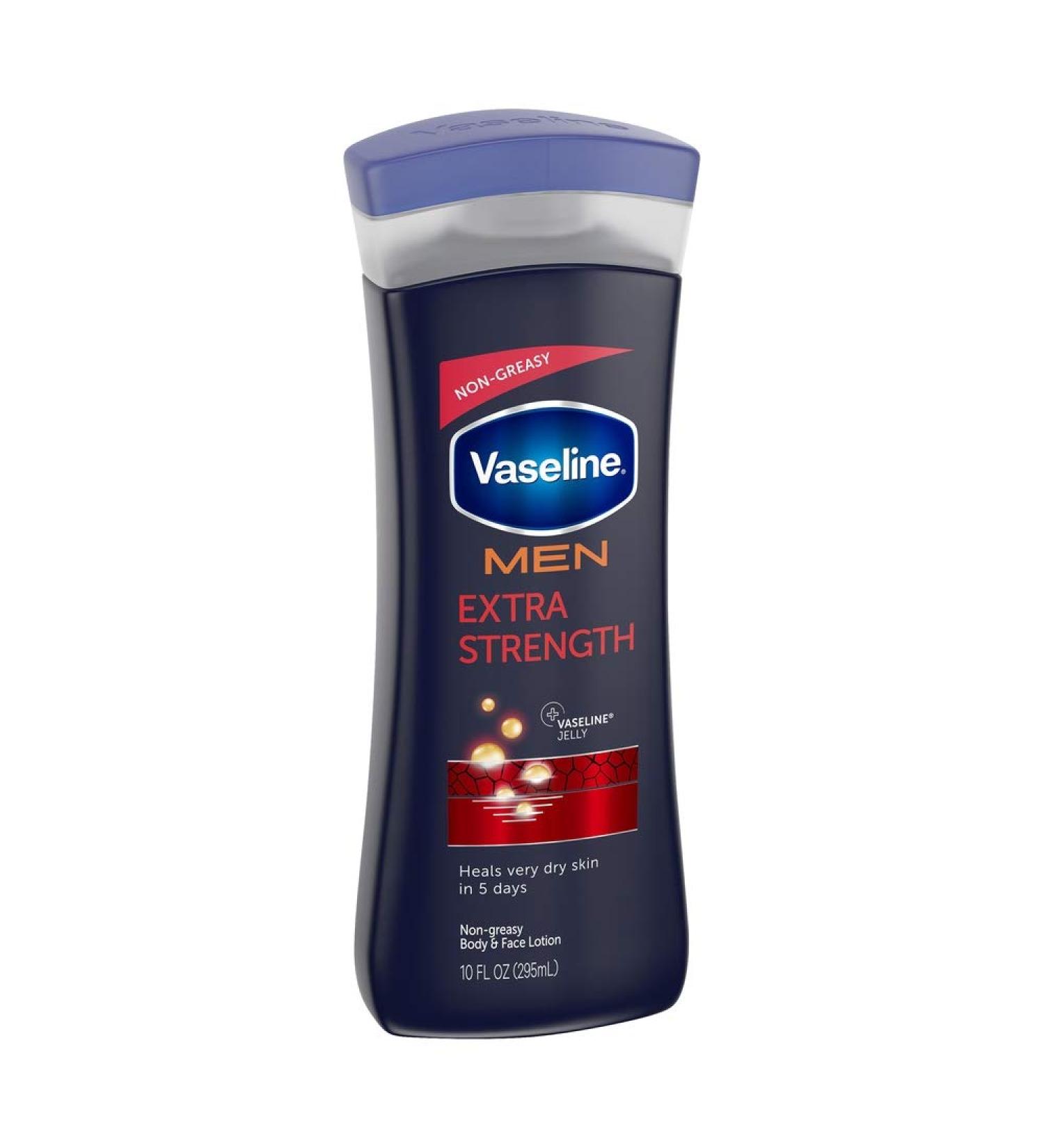 Vaseline Mens Extra Strength Lotion 10 Ounce (295ml) (2 Pack)