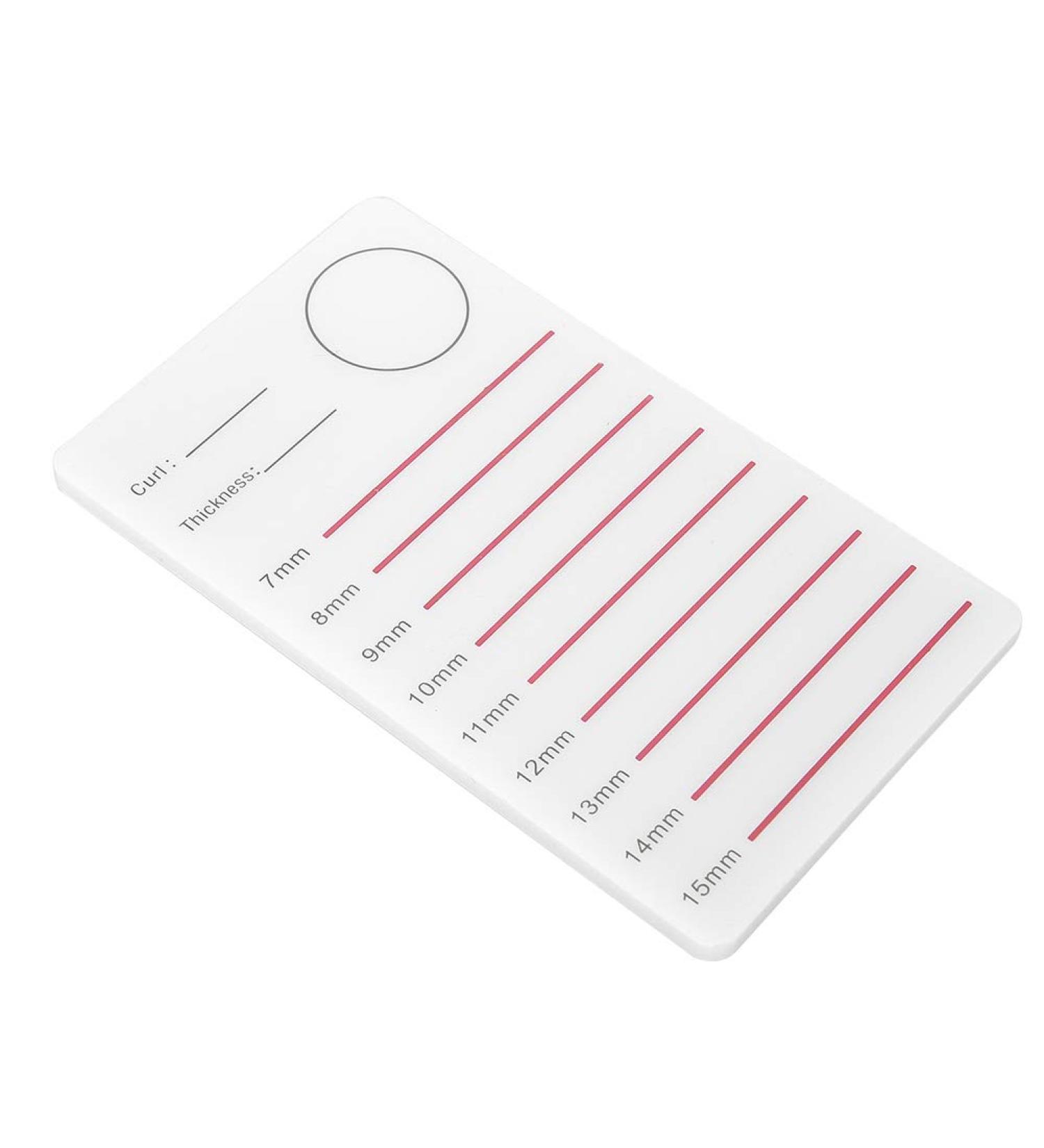 Eyelash Extensions Tray - Black Mink False Lashes Holder for Salon Use | Premium Plastic Eyelash Stand Pallet (02 - Buy Online on SooperMarket.com
