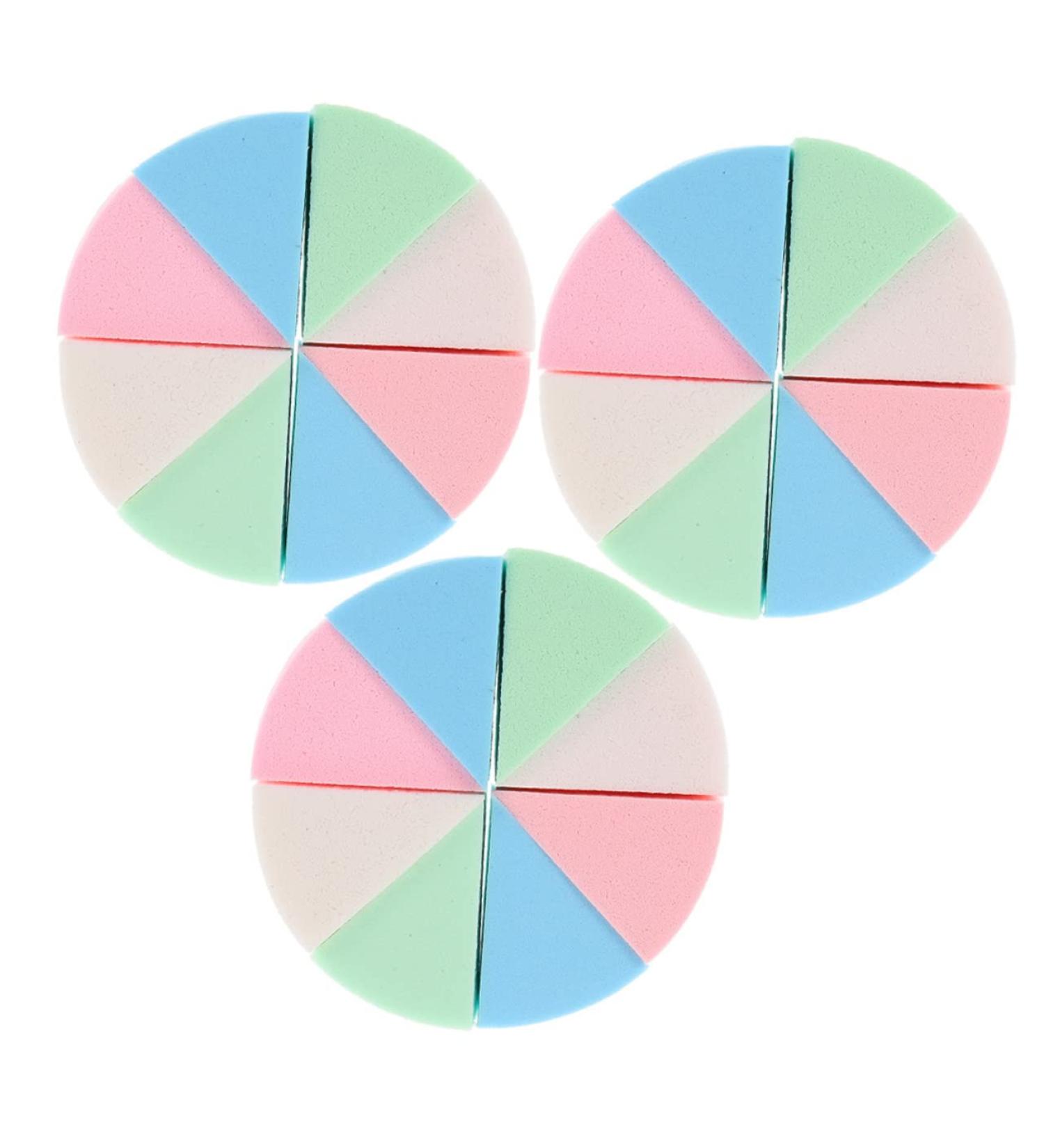 HAPINARY 3 Sets Triangular Sponge Puff Makeup Sponge for Foundation Cosmetics Sponge Wedge Women Cosmetic Supply Wedge Shape Makeup Sponge Makeup Supplies Makeup Pads Latex Sponge Puff - Buy Online on SooperMarket.com