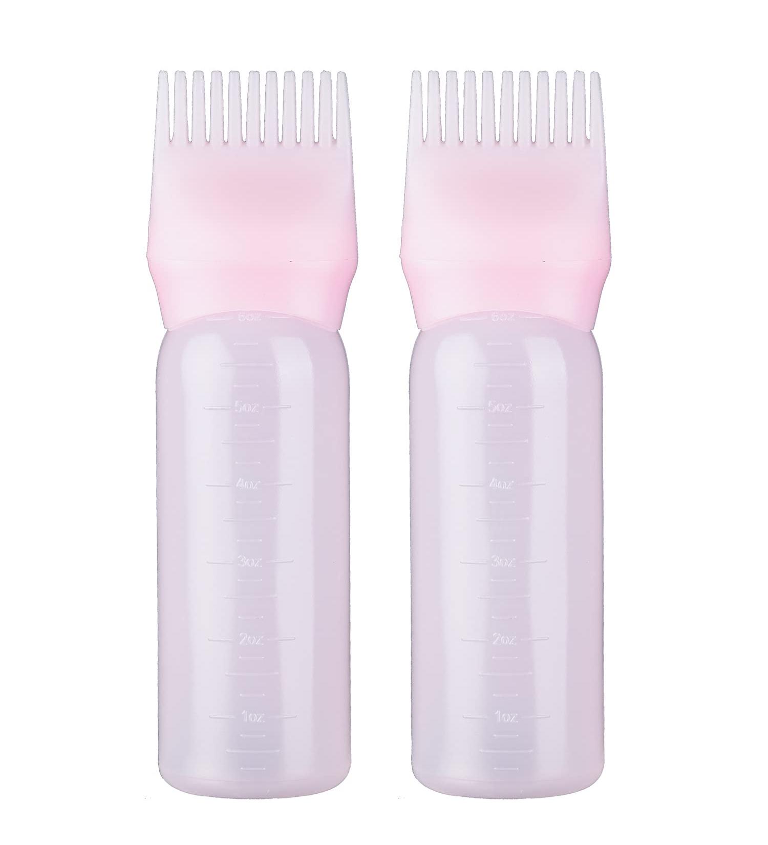 UNVOJL Pink Dye Brush Bottle - 2 Pack Hair Dyeing Tools Applicator - Buy Online on SooperMarket.com
