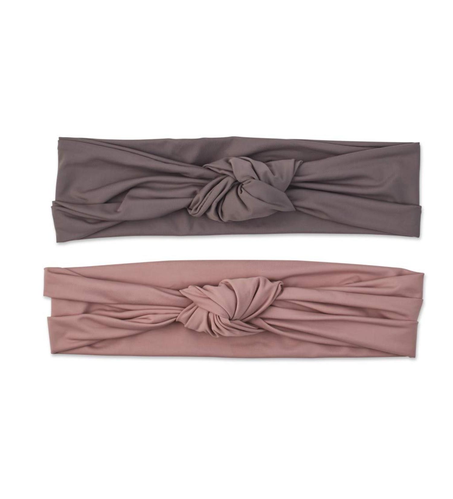 Sc nci Soft Knot Headwraps - Neutral Mauve & Dark Grey, 2 Pack - Buy Online on SooperMarket.com