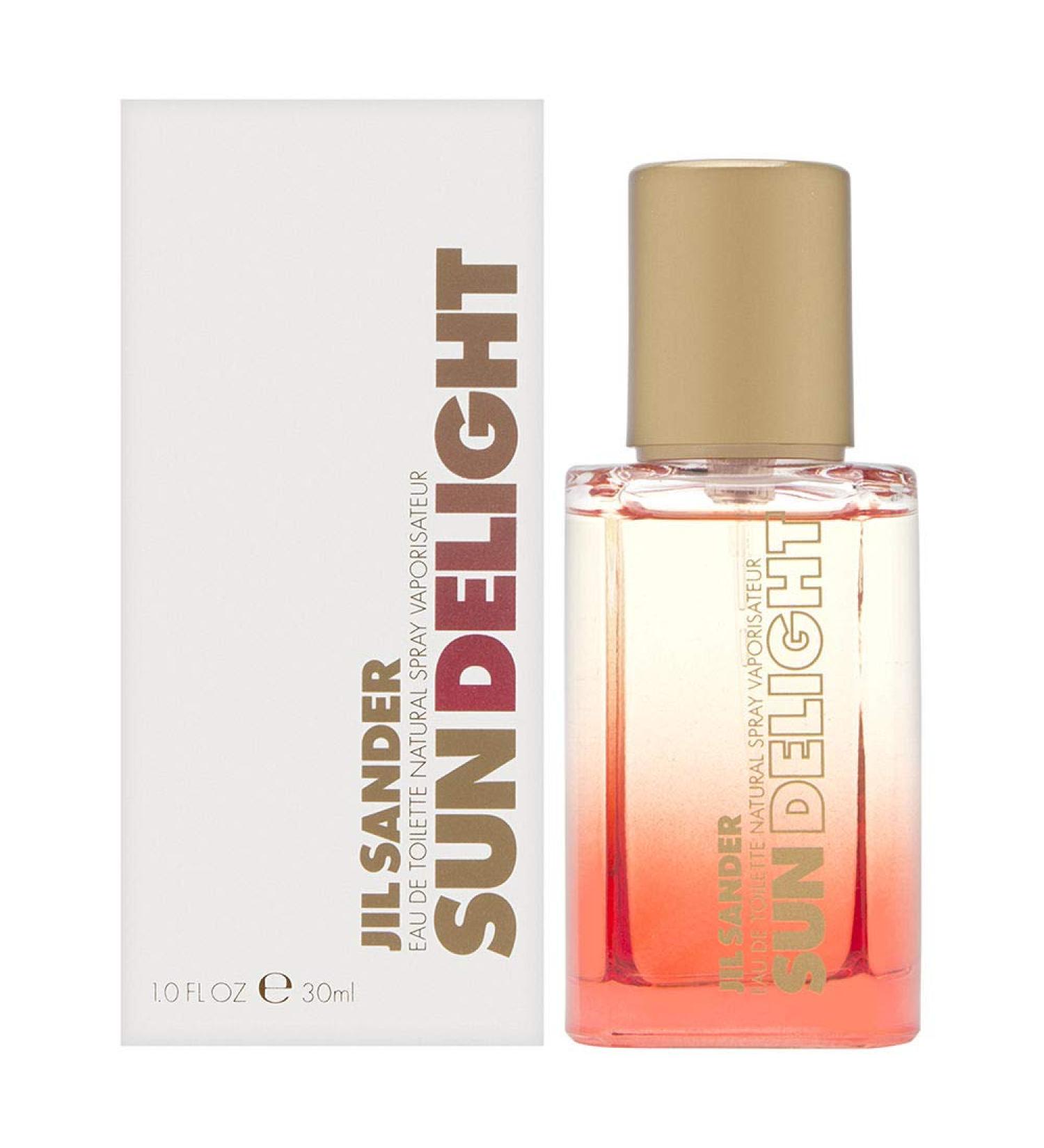 Jil Sander Sun Delight by Jil Sander for Women 1.0 oz Eau de Toilette Spray Cedar Floral Vanilla 1 Ounce