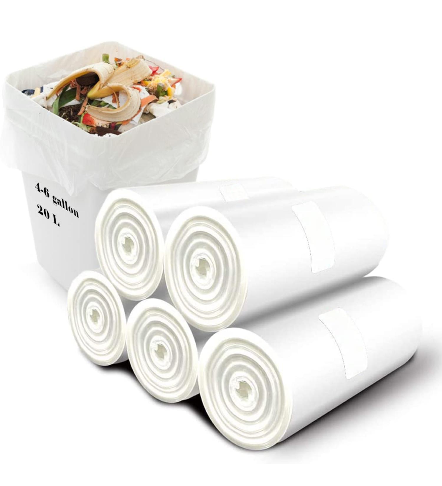 Bioma 100 Pack 20L Biodegradable Garbage Bags - 100% Recycled Compostable Food Waste Bags for Kitchen & Household - Buy Online on SooperMarket.com