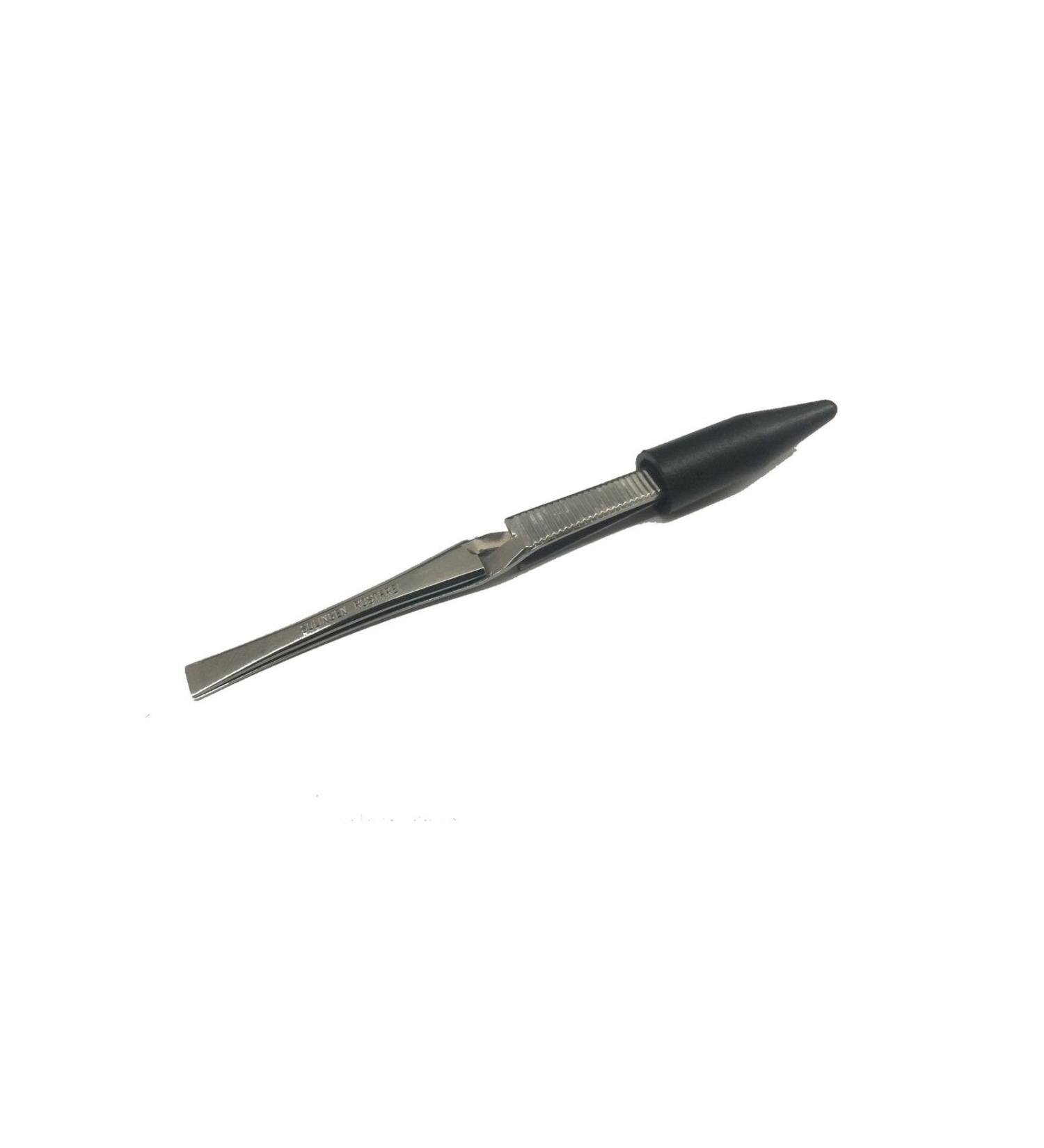 ERBE tick tweezers Zeck-Ex stainless steel 1 pc