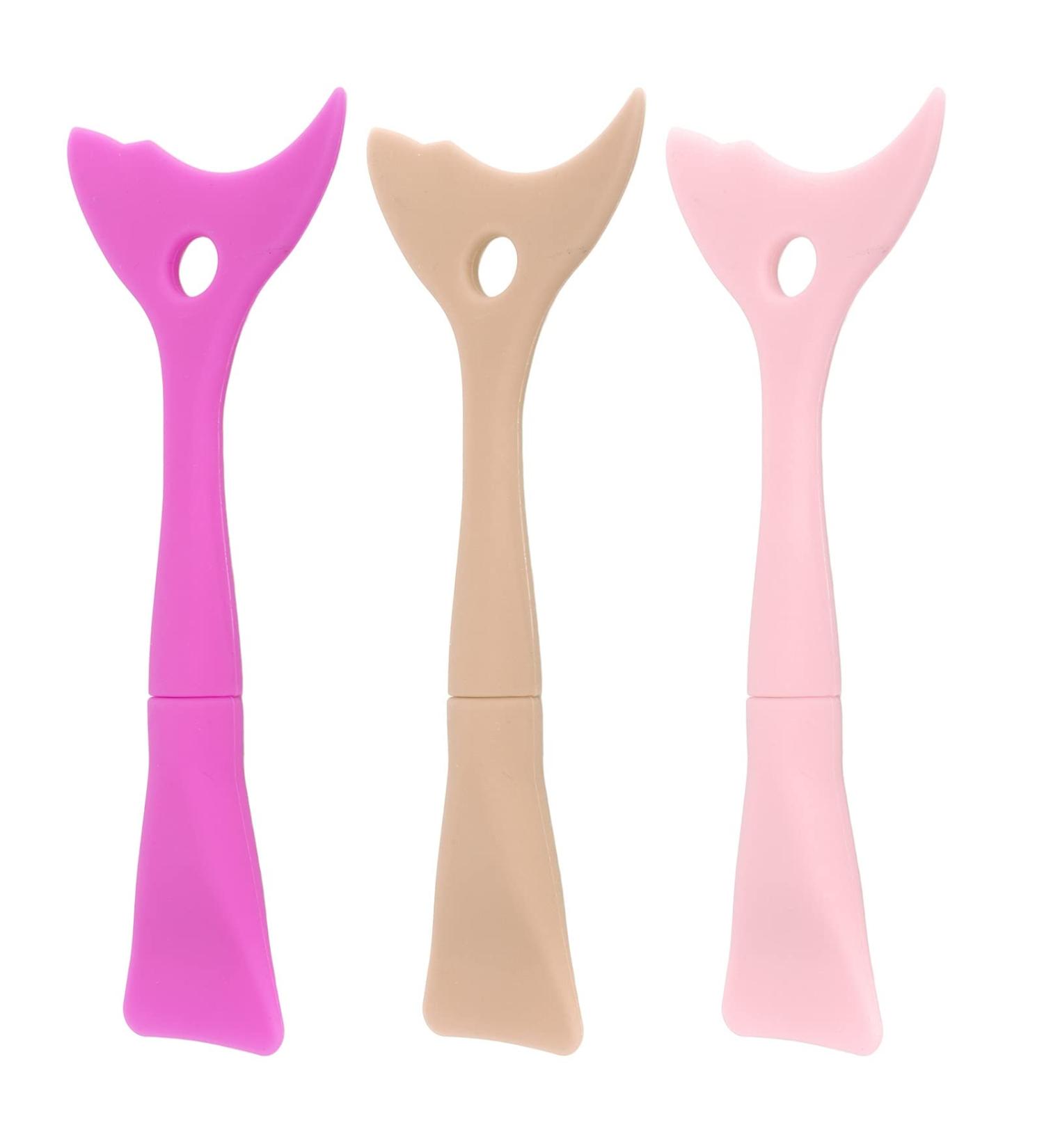 Mascara Guard Applicator Multifunctional 3 in 1 Portable Eye Makeup Tool 3pcs Disassembled for Home for Freshman