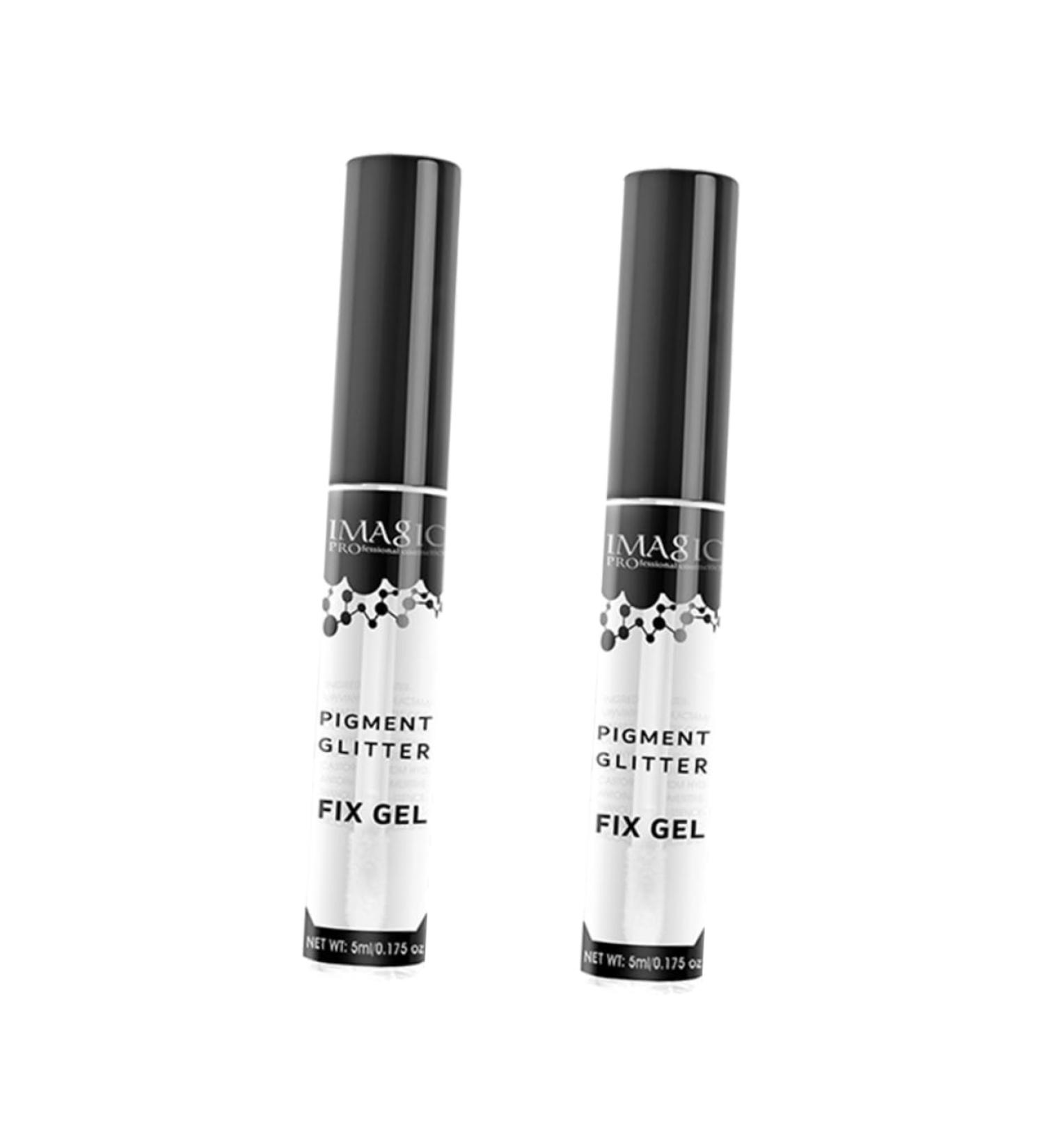 Mikinona Glitter Lip Glue 2pcs Backing Eyeshadow for Supplies Glitter Cosmetics Base Eye Glue Women Shadow Powder Makeup Fix - Buy Online on SooperMarket.com