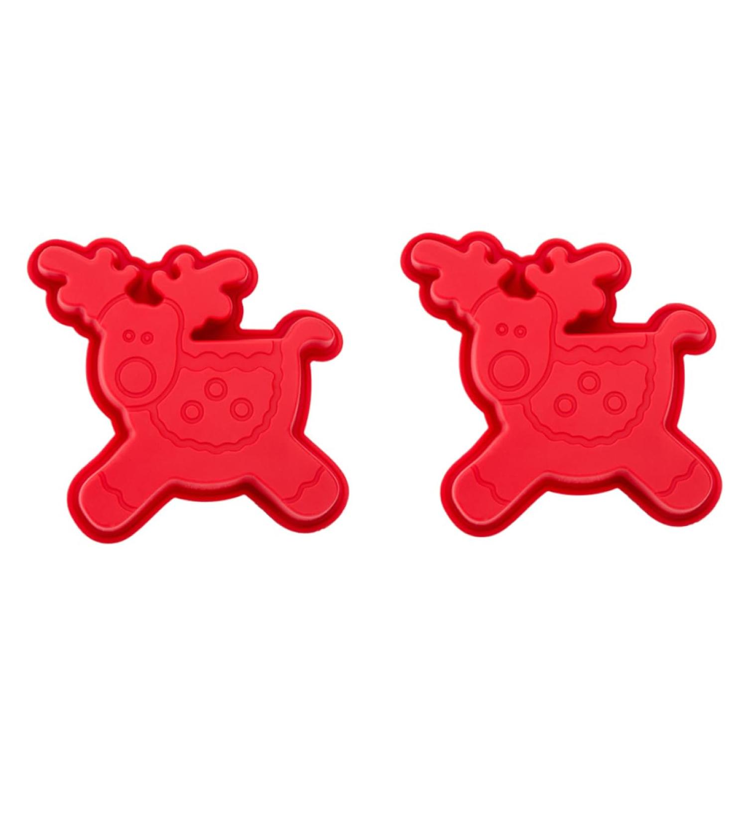 Abaodam 4 Pcs Baking Mold Candy Mold Holiday Cookie Molds Wax Baking Silicone Mold Cake Mold Child Chocolate - Buy Online on SooperMarket.com