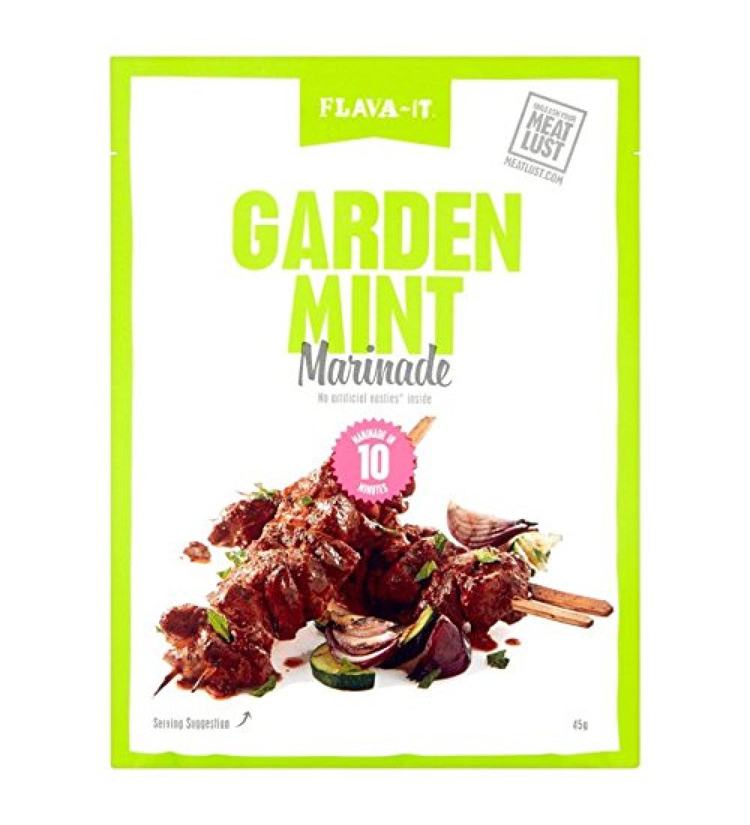 Flava It Garden Mint Marinade - 6 x 35g