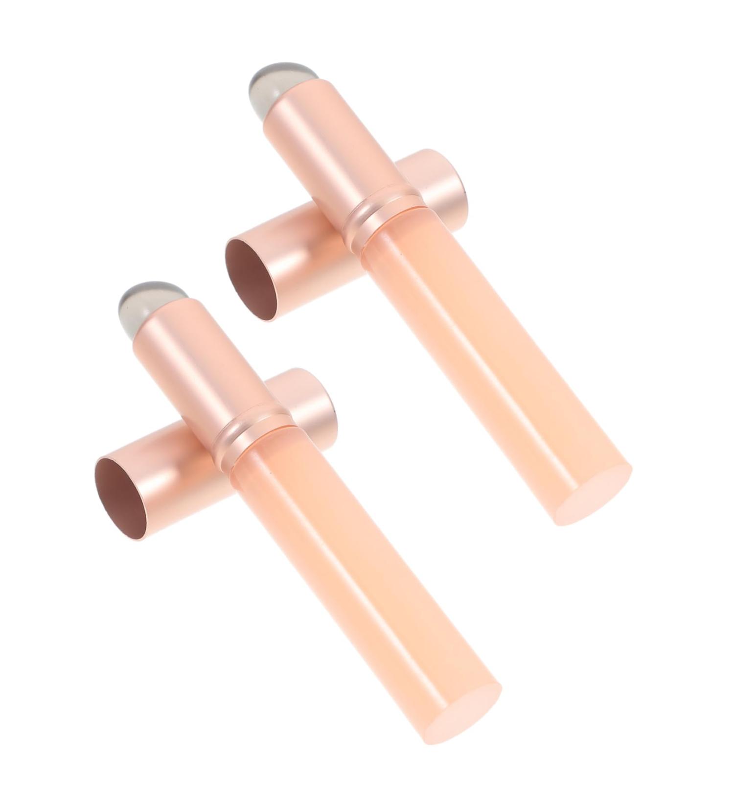 2pcs Silicone Lip Brush Applicator Set - Perfect for Lipstick Lip Balm & Eyeshadow - Makeup Tools for Flawless Application - Buy Online on SooperMarket.com