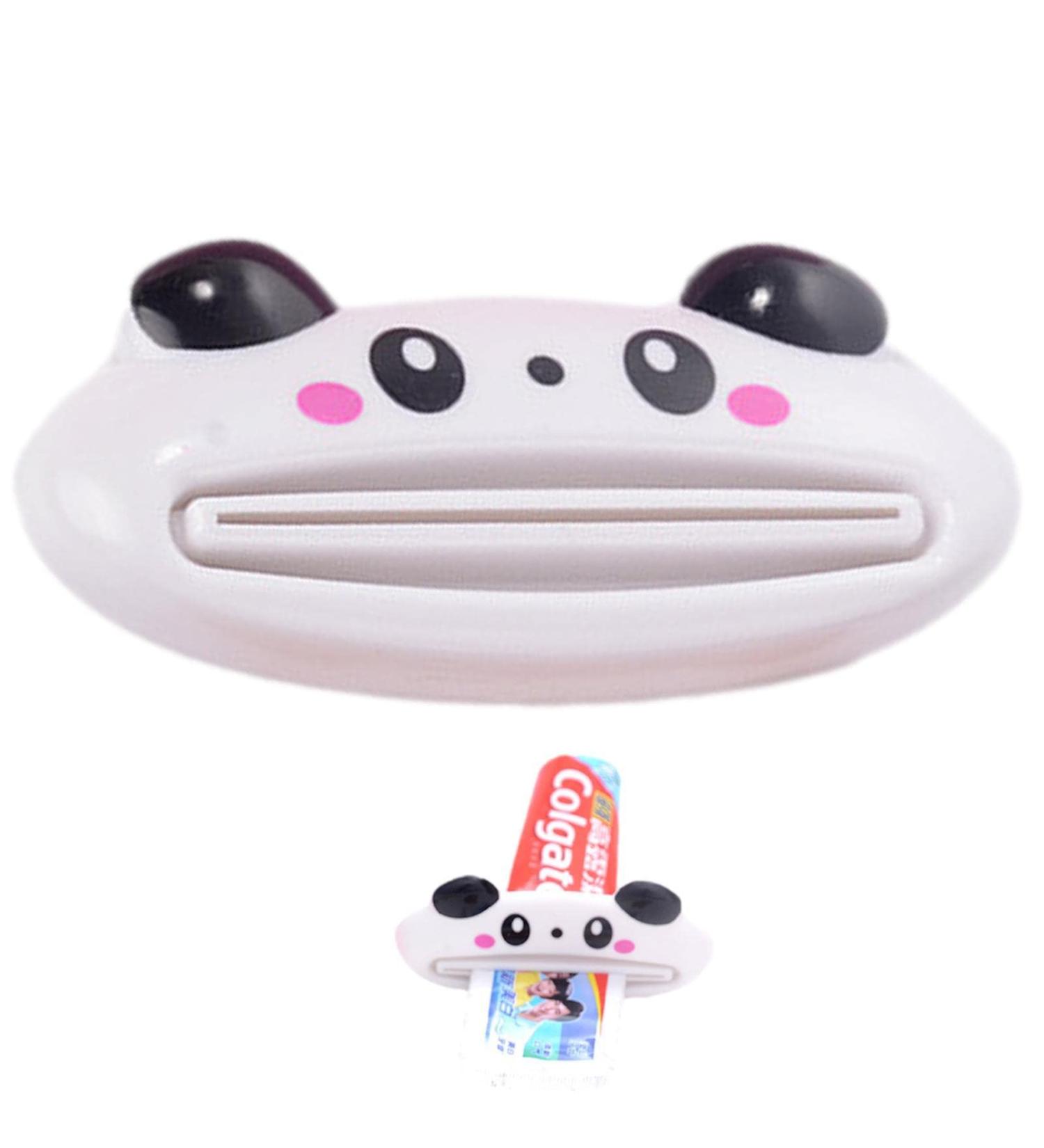 Toothpaste Holder Toothpaste Tube Squeezer -Cartoon Toothpaste Dispenser Animal Shaped Toothpaste Holder Cute Frog Panda Bear Shaped Toothpaste Extruder Bathroom Accessories - Buy Online on SooperMarket.com