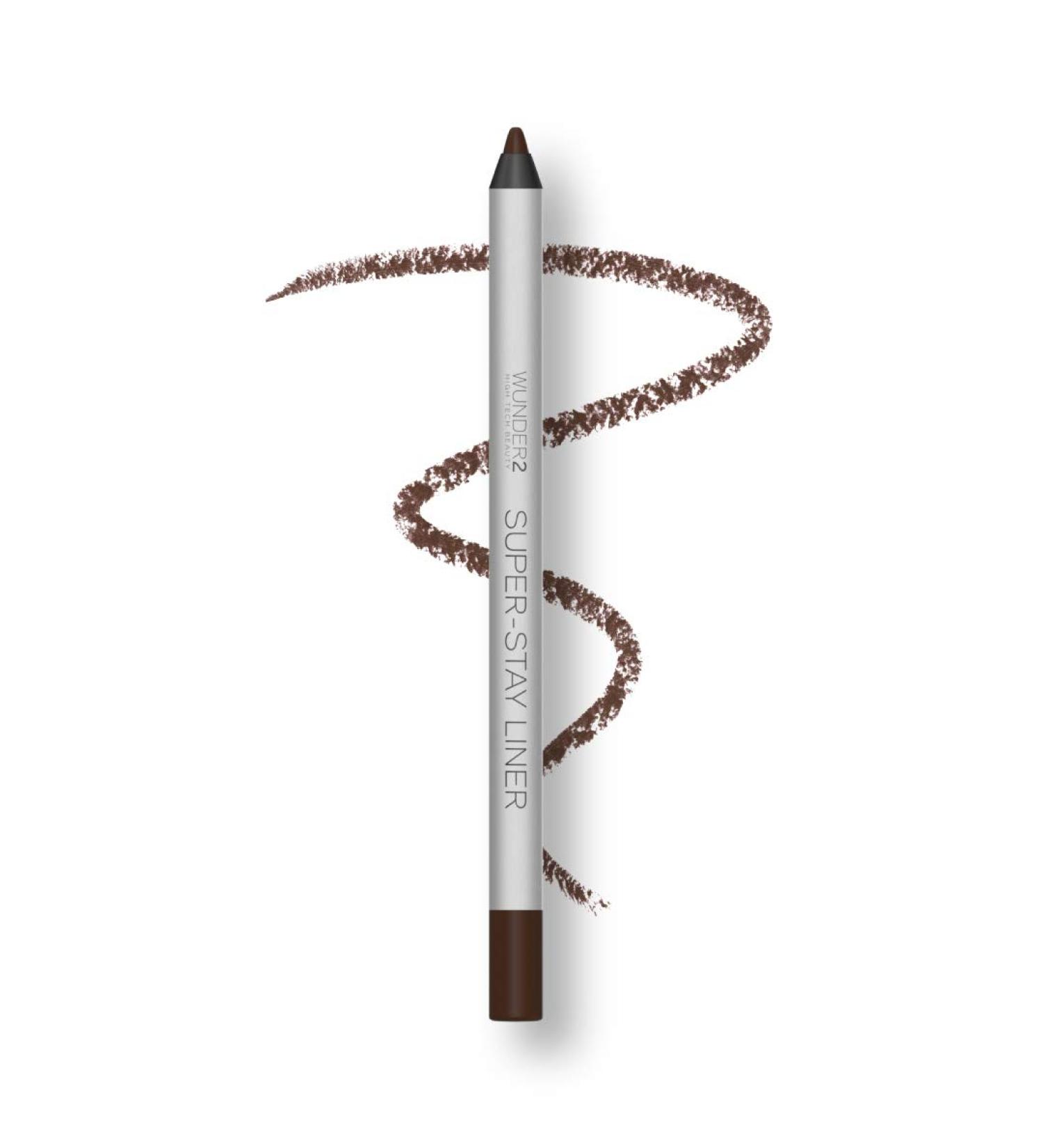 Wunder2 SUPERSTAY LINER Waterproof Eyeliner Pencil in Essential Brown - Long Lasting Formula - 1 Count - Buy Online on SooperMarket.com