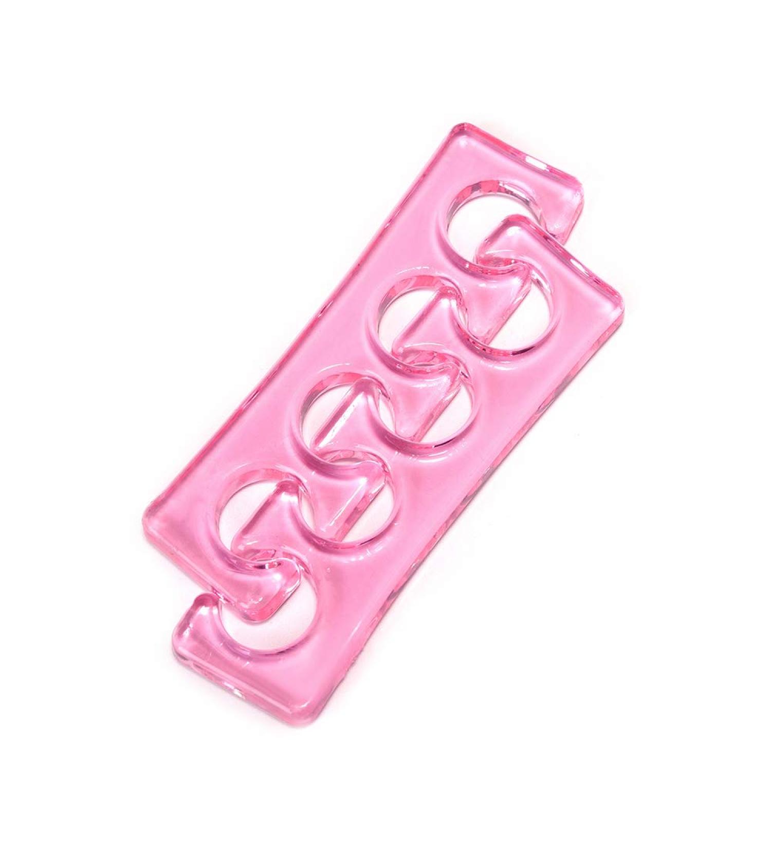 Rolabling Soft Silicone Toe Separators for Pedicure - Pink - Buy Online on SooperMarket.com