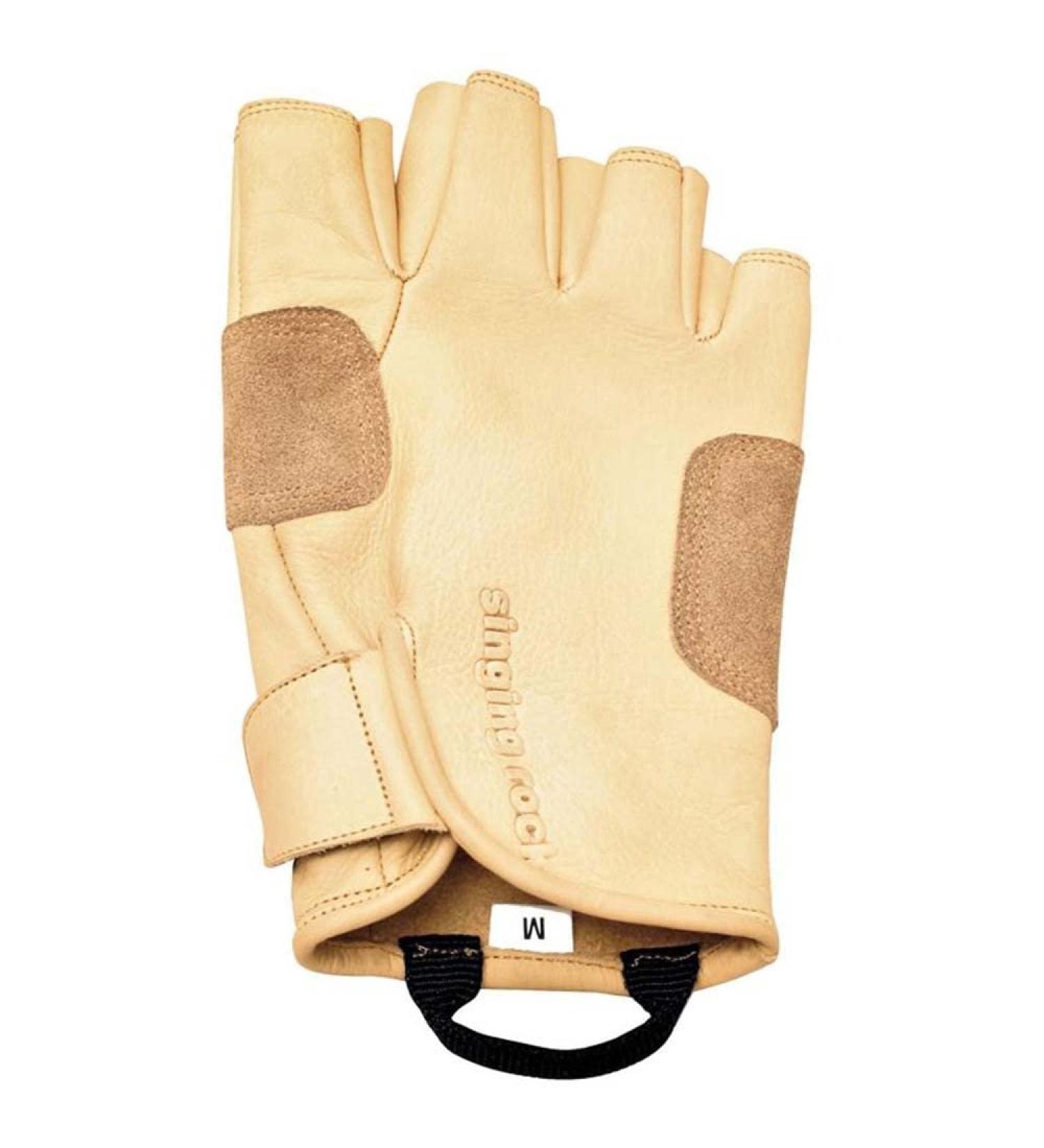 Singing Rock Grippy 3/4 Leather Gloves M