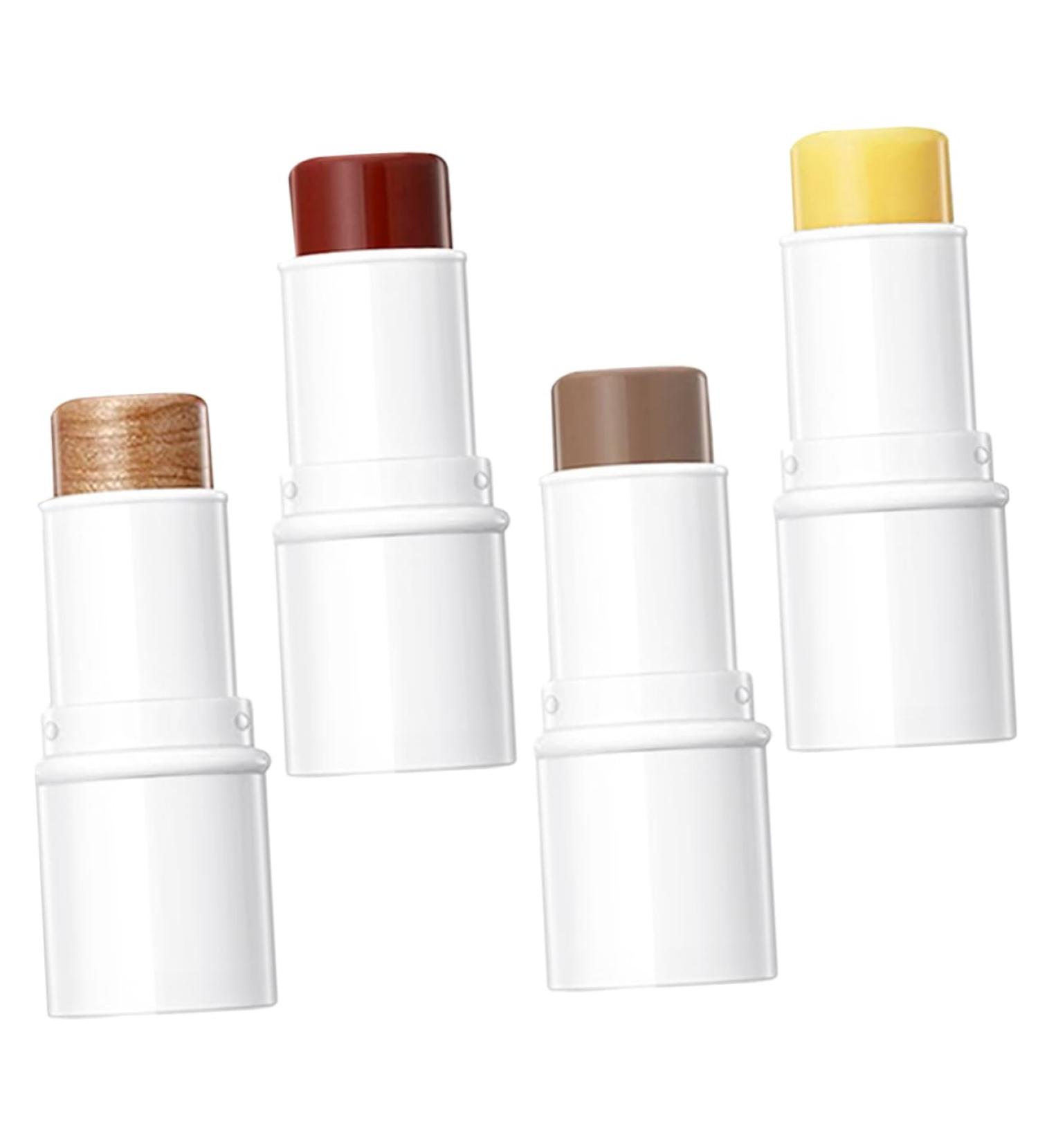 Healvian 1 Set Contour Stick Makeup Blush Facial Kit Wand Stick Neopentyl Di(ethylhexanoate) Ester - Buy Online on SooperMarket.com