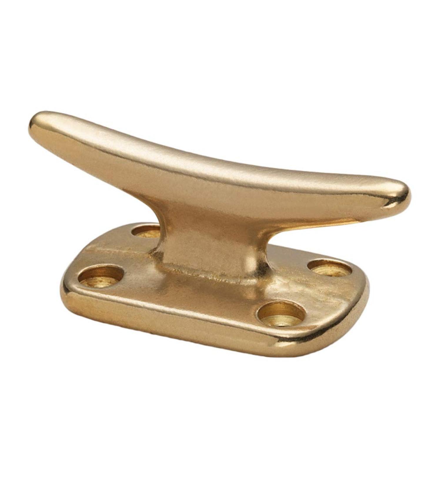 Whitecap Polished Brass Fender Cleat - 2 Pack - Buy Online on SooperMarket.com