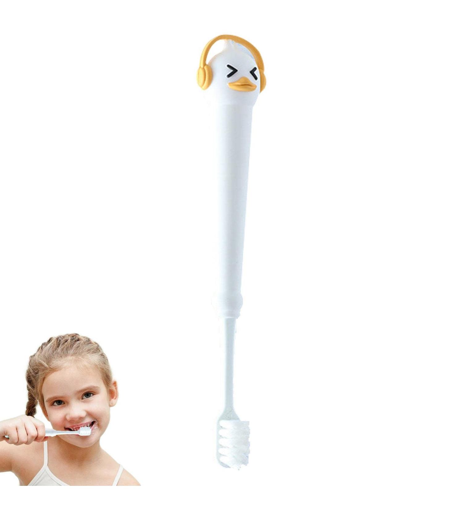 Toddler Toothbrush Toothbrush with Soft Brush Head - Travel Toothbrush with Round Anti-Slip Handle for Kids 3-12 Years Old Shakven - Buy Online on SooperMarket.com