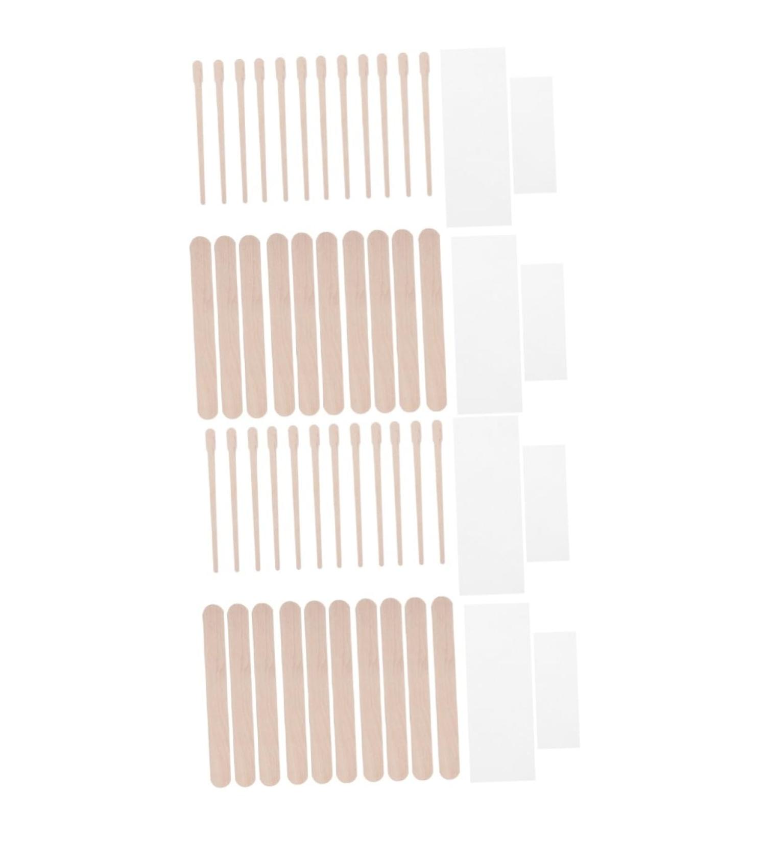 Buy Beavorty 800pcs Disposable Beauty Bar Spatula - Flat Head Stencil Tool Natural Birch Wax Applicators - Ideal for Beauty Treatments & Spa Supplies - Buy Online on SooperMarket.com