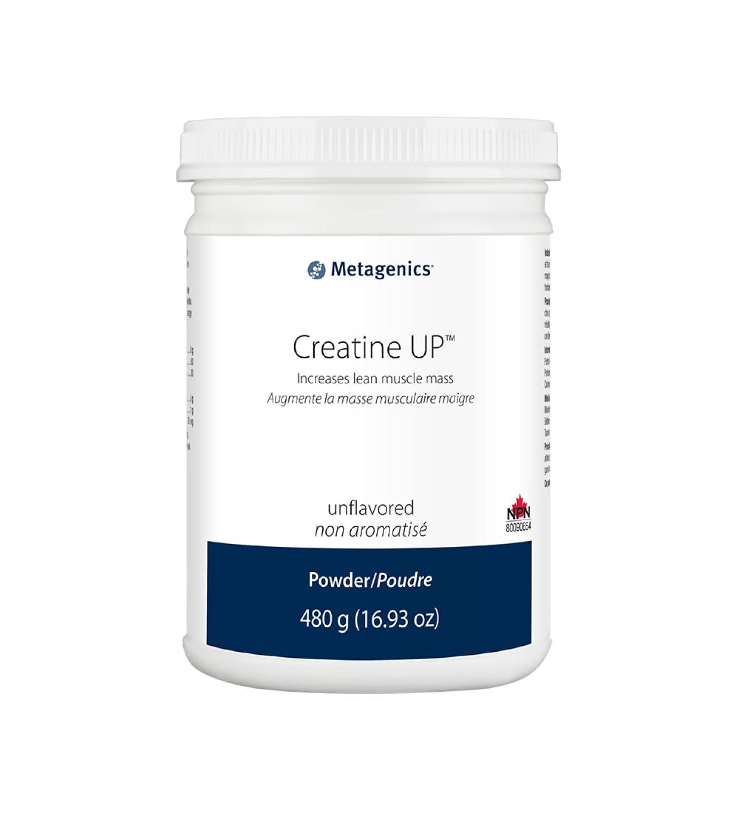 Metagenics - Creatine UP - Creatine Monohydrate Powder with Betaine and Taurine - Muscle Mass Support - 480 g - 16.93 Oz (60 servings)