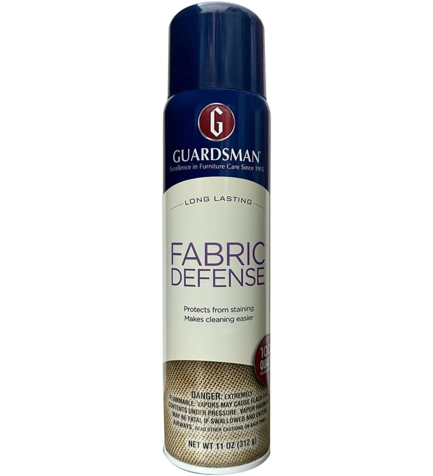 Guardsman Fabric Defense & Upholstery Protector 11 Oz - Stain Blocker for Microfiber, Rugs, Carpeting, Apparel - Repels Liquid, Odorless, Easy Clean - Buy Online on SooperMarket.com