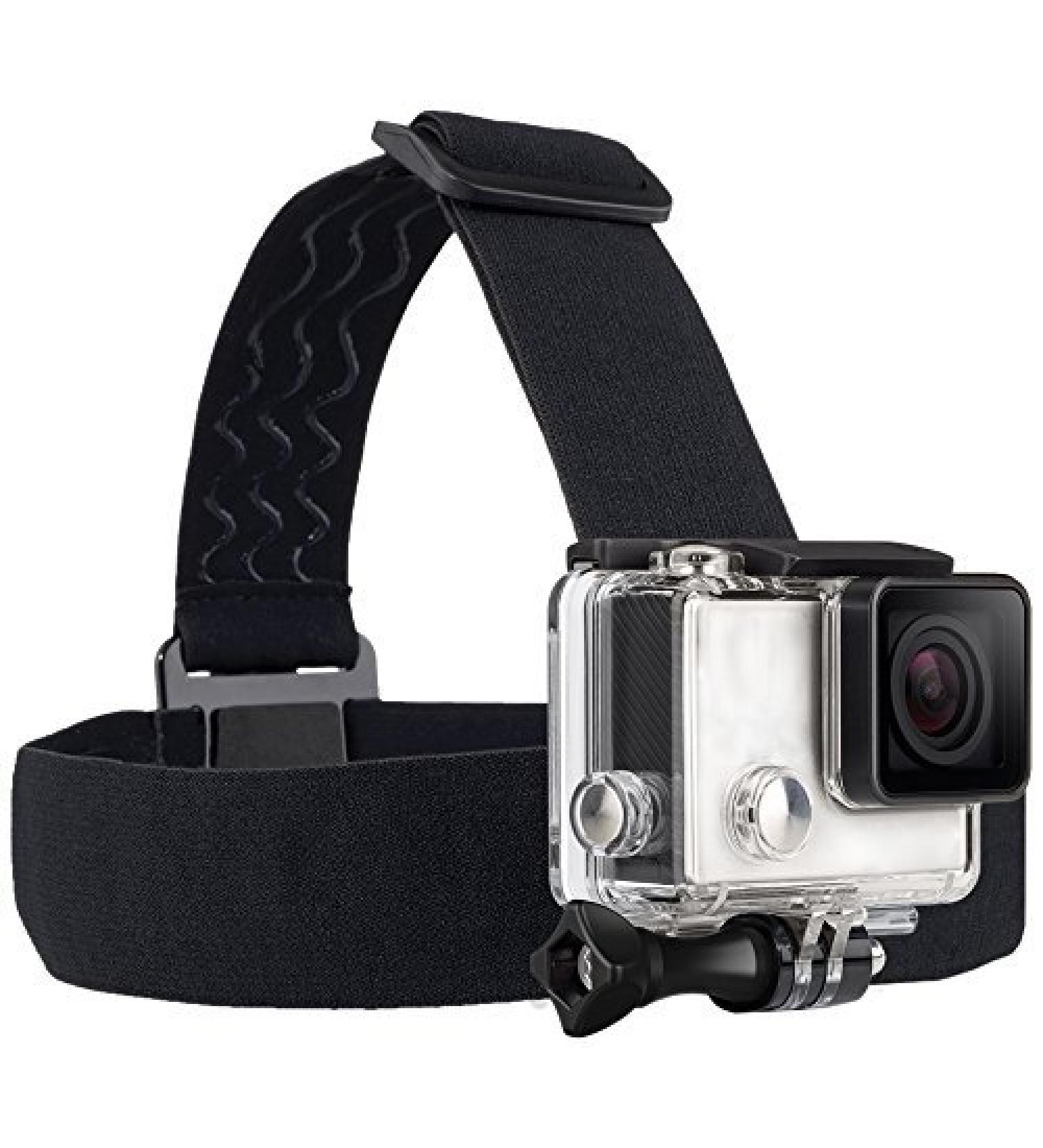 TEKCAM Action Camera Head Mount Strap for Gopro Hero/AKASO/Dragon Touch - Adjustable Head Belt for Hands-Free Recording - Buy Online on SooperMarket.com