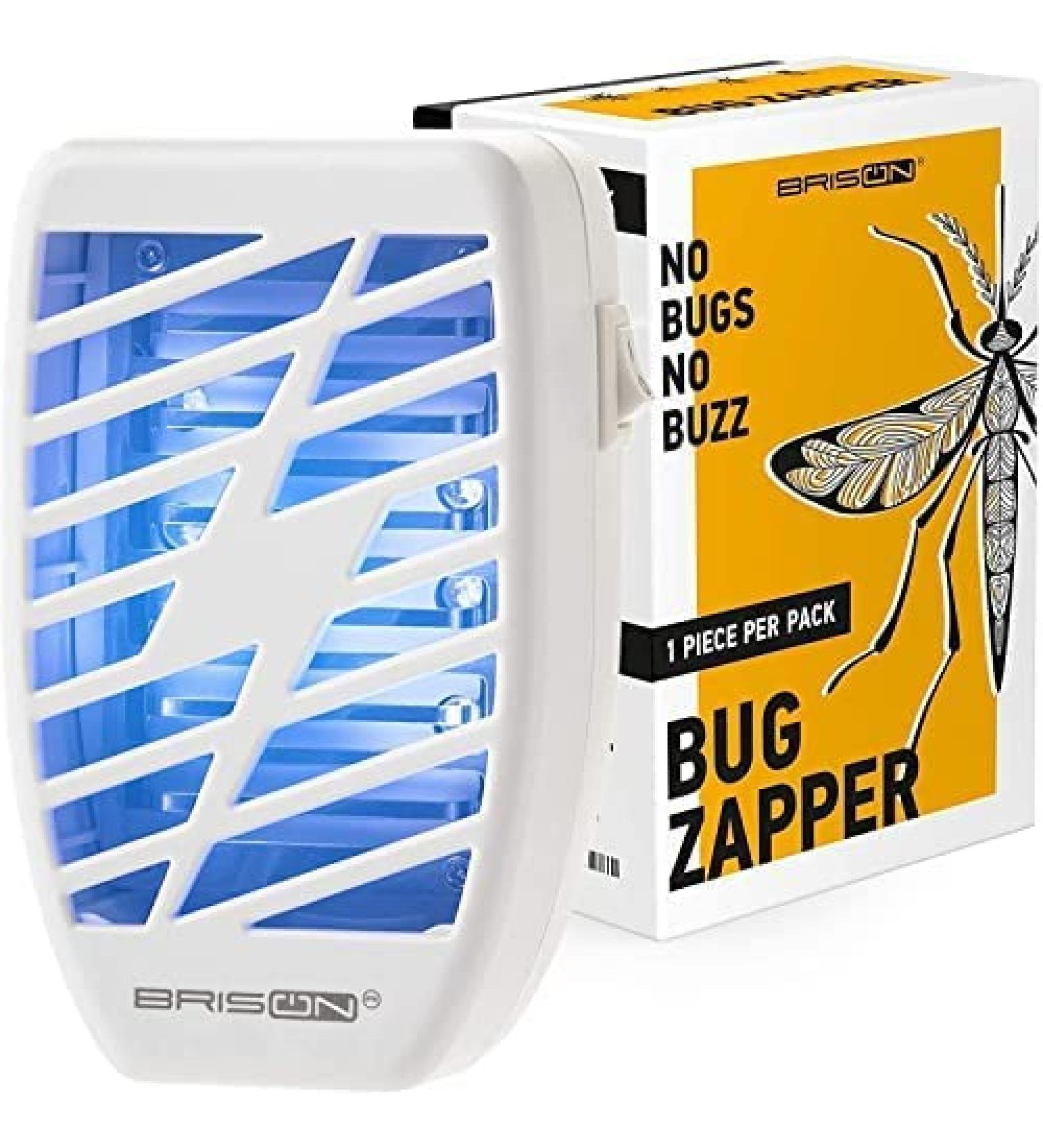 Electric Indoor Bug Zapper - Portable Plug-In Mosquito & Fly Zapper for Home - Removes Insects, Bugs, Gnats, Moths - White (1 Pack) - Buy Online on SooperMarket.com