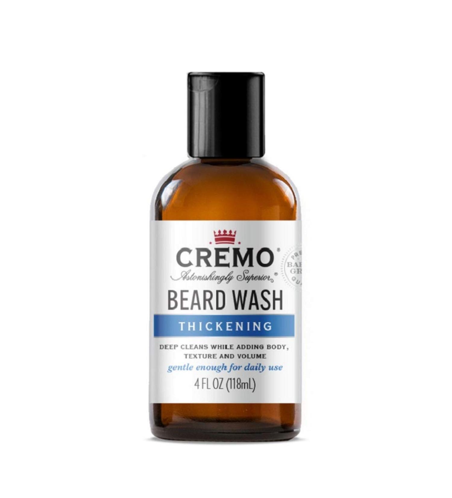 Cremo Beard Wash Thickening 4 fl oz | Ultimate Clean & Volume for Beards - Buy Online on SooperMarket.com