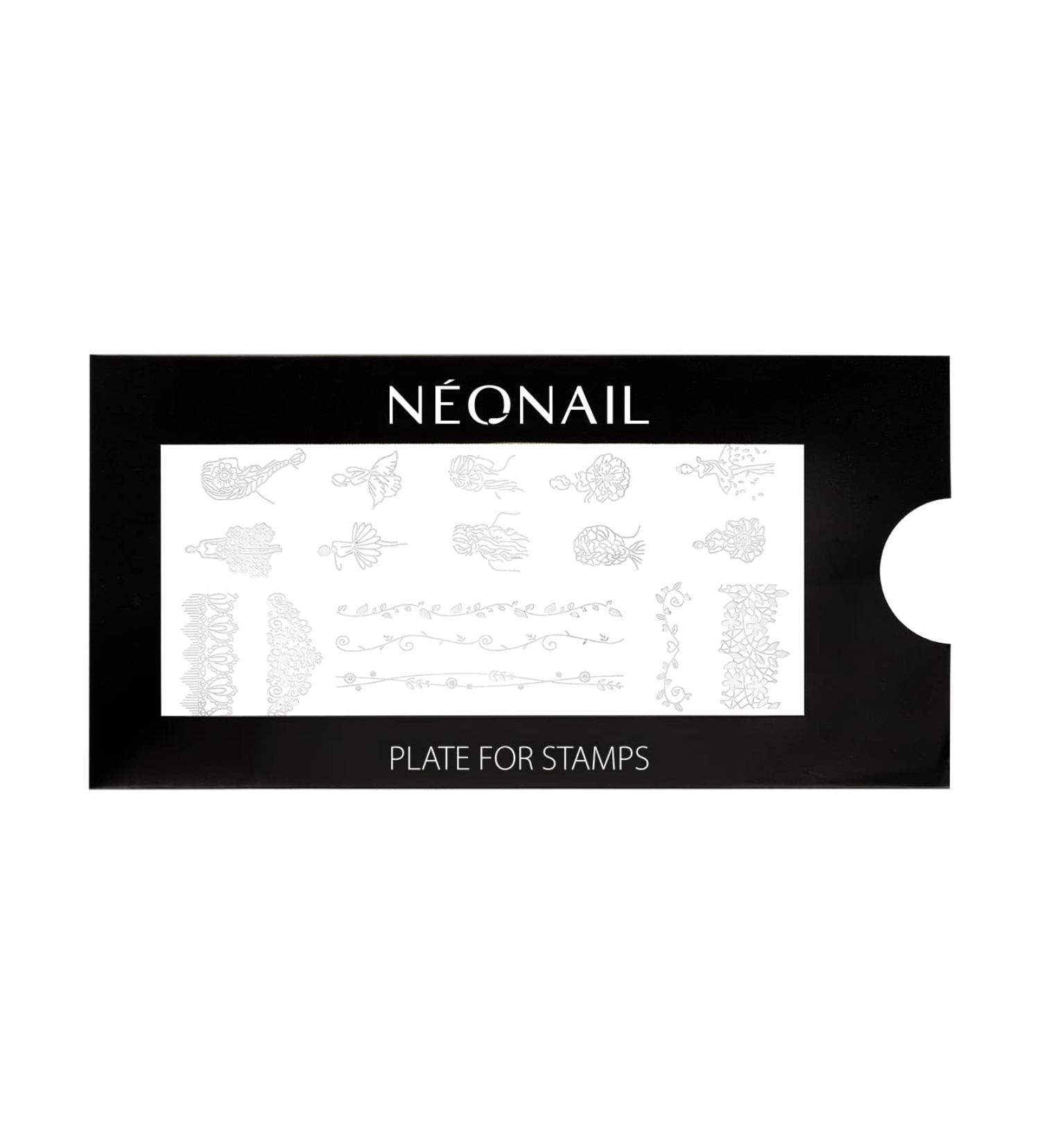 Neonail Stamping Plate 20 - Perfect Nail Art Stencils for French Nails & Designs - International Shipping Available - Buy Online on SooperMarket.com