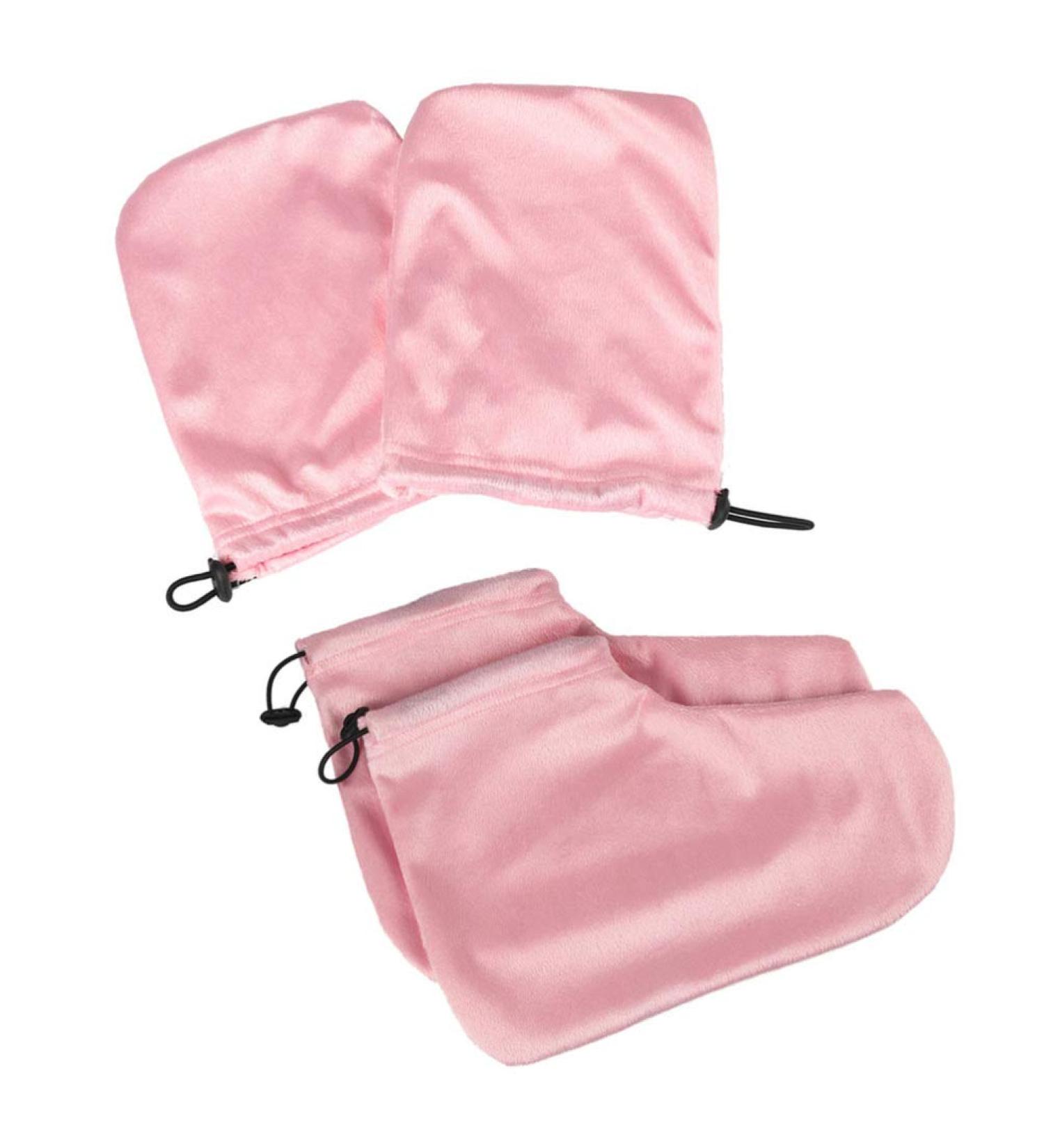 Uonlytech 2 Pairs Gloves Paraffin Hand Paraffin Wax Foot Cover Wax Bath Foot Cover Hot Wax for Hands Parrafin Wax for Hands Disposable Underpads Paraffin Accessories Hand Use Dip Wax Pink - Buy Online on SooperMarket.com