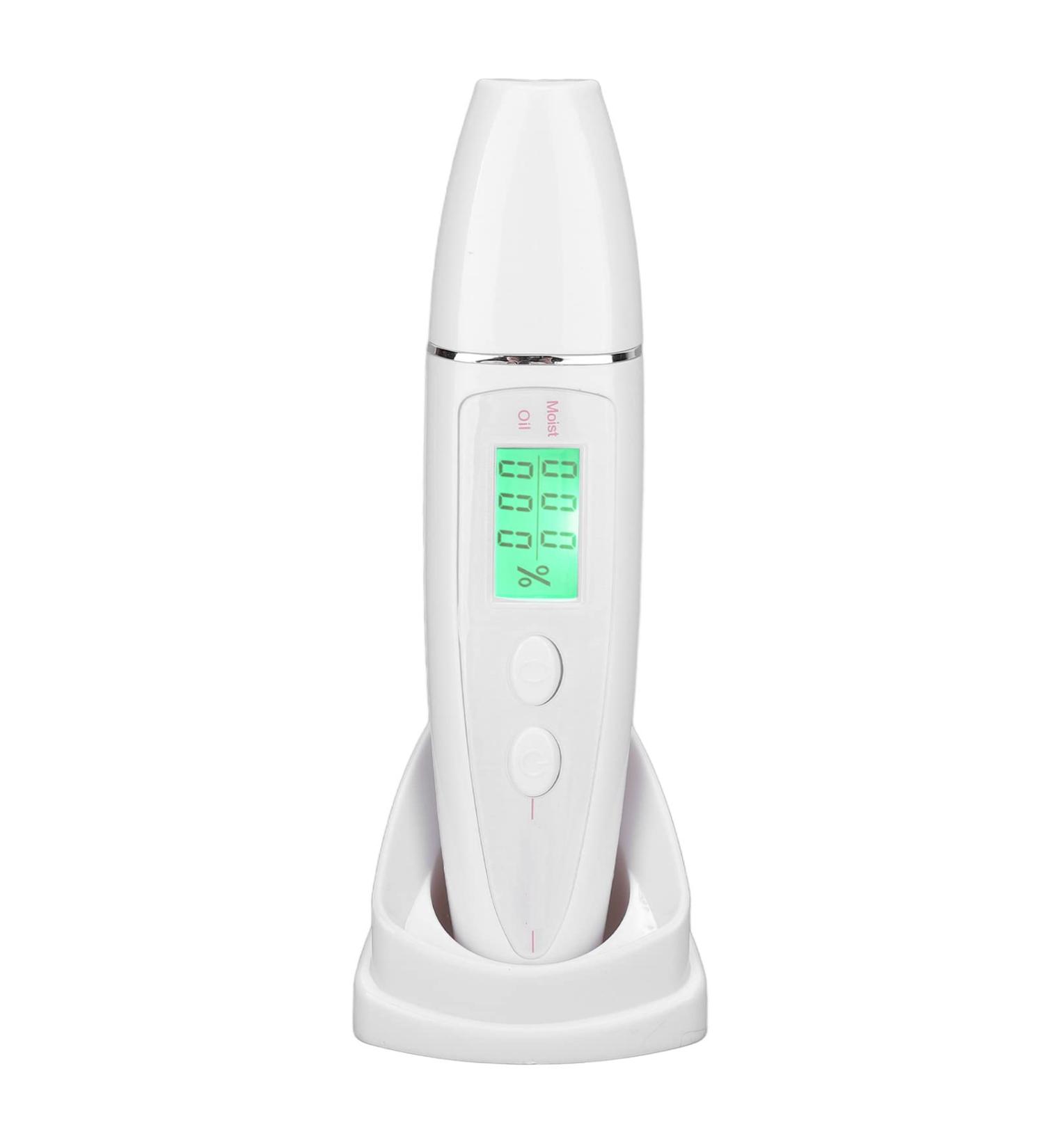 Facial Skin Tester Smart Skin Detector Pen Portable for Home Beauty Salon (White) - Buy Online on SooperMarket.com